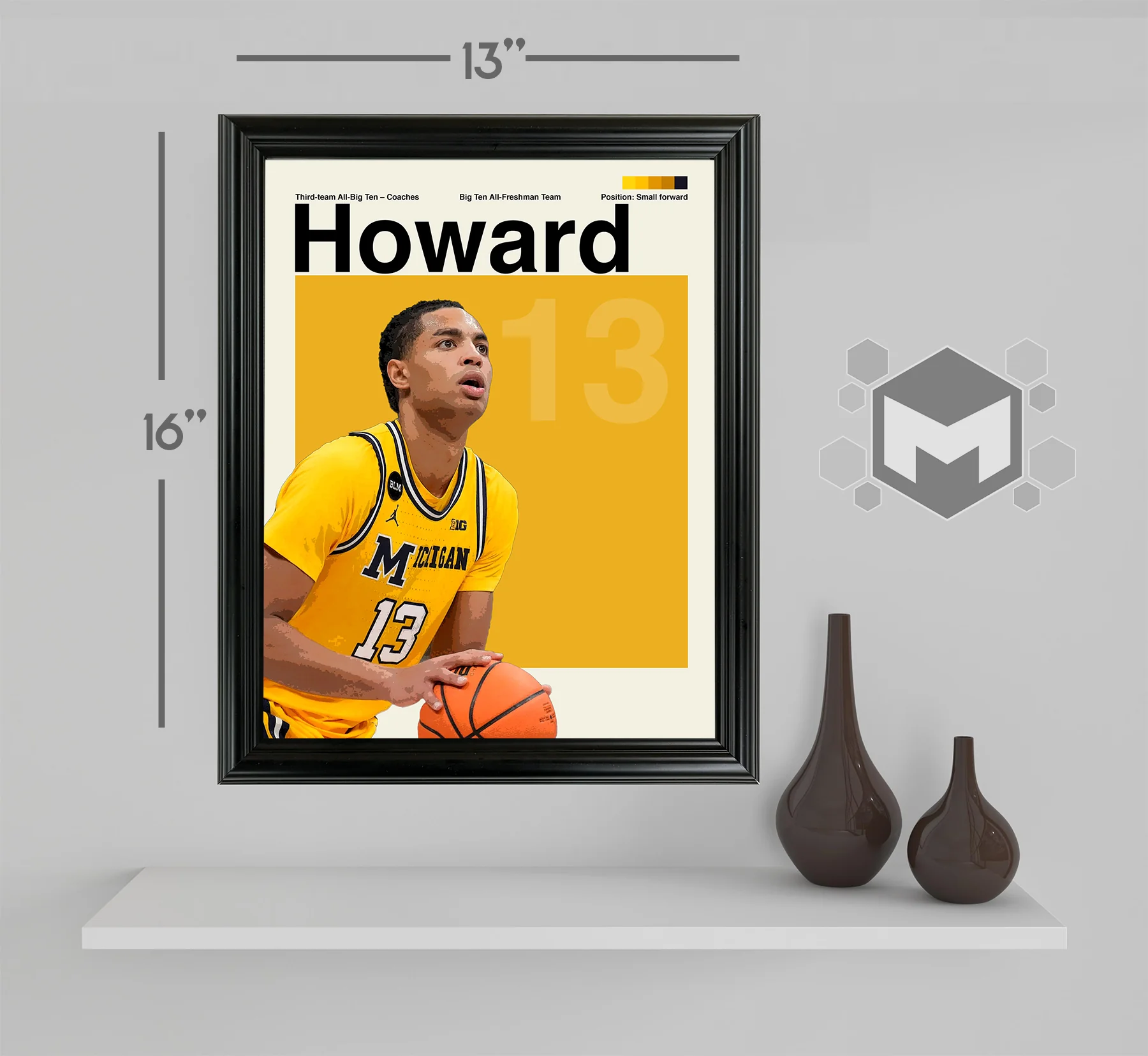 Jett Howard Framed Sports Art Photo by Thomas Maxwell