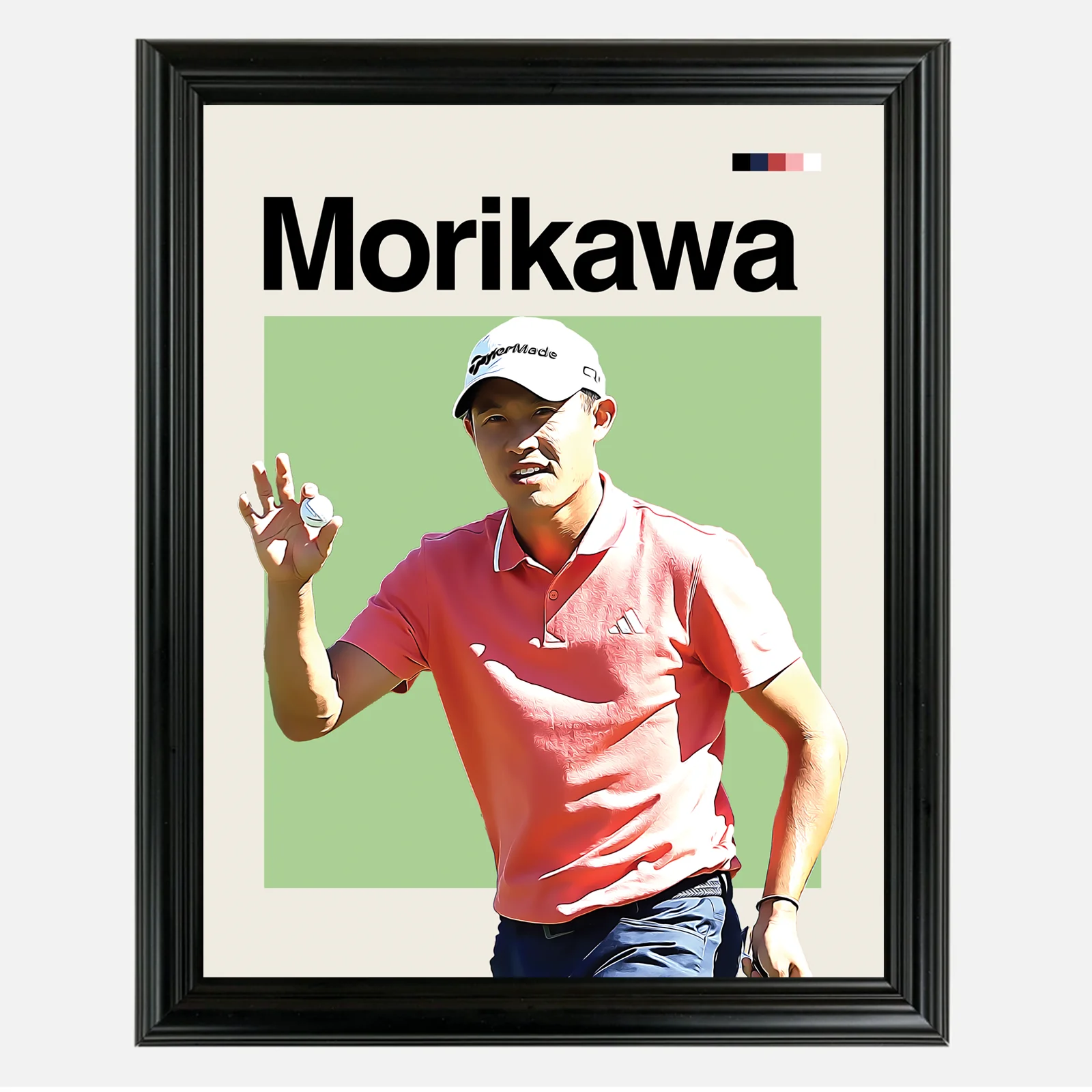 Collin Morikawa Framed Sports Art Photo by Thomas Maxwell