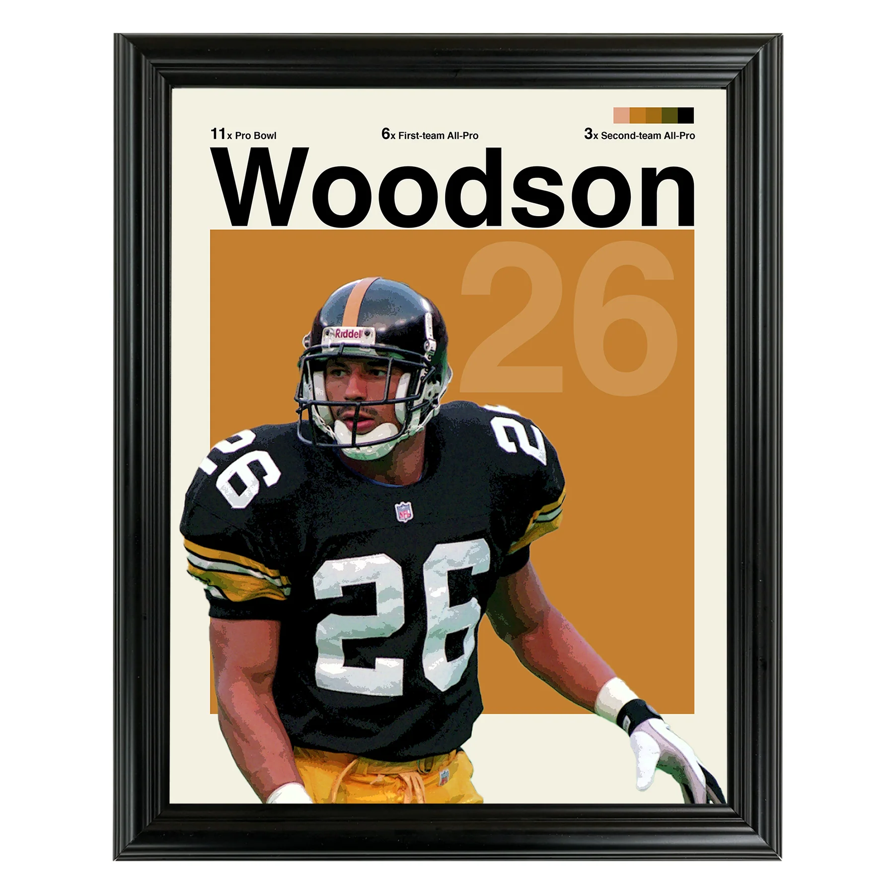 Rod Woodson Framed Sports Art Photo by Thomas Maxwell