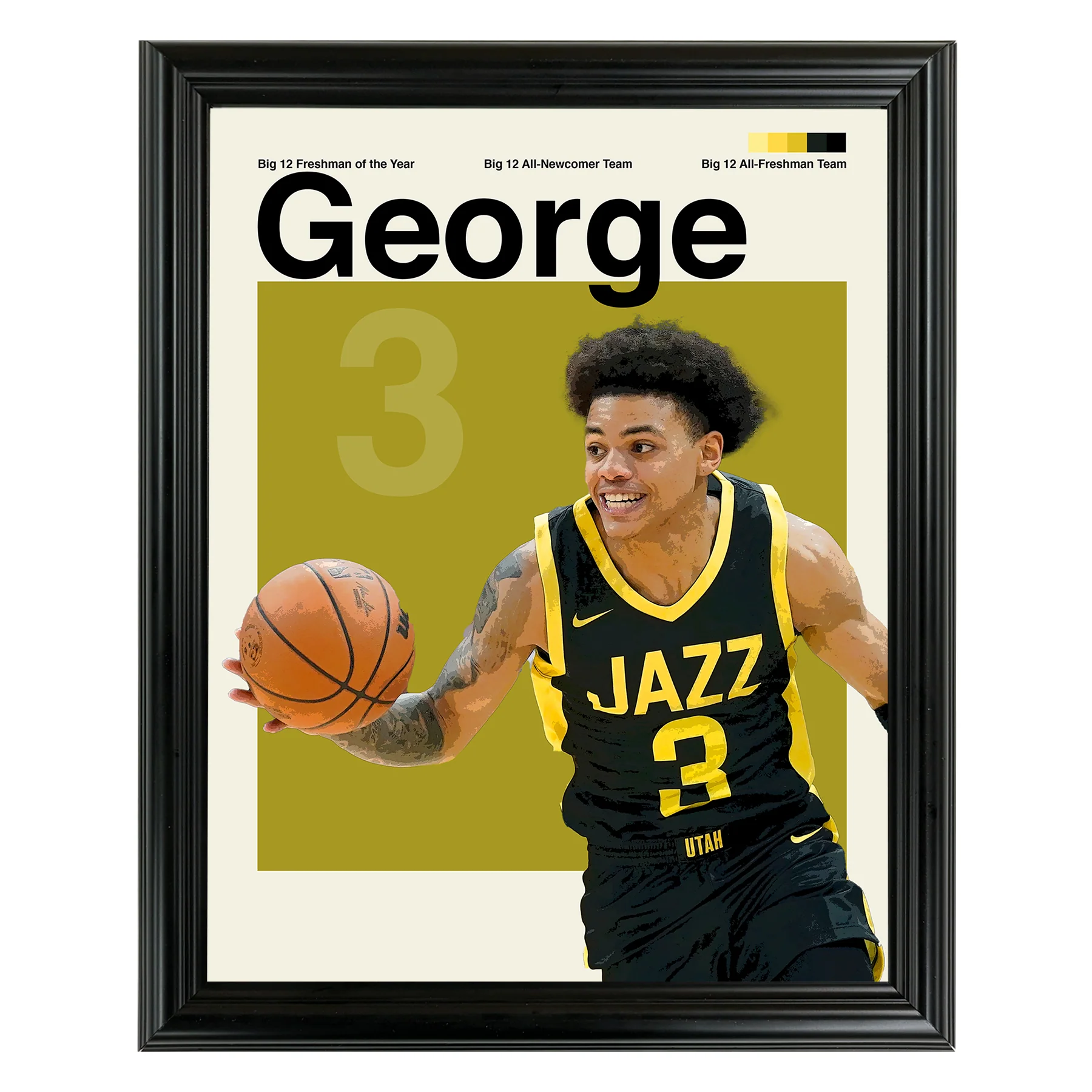Keyonte George Framed Sports Art Photo by Thomas Maxwell