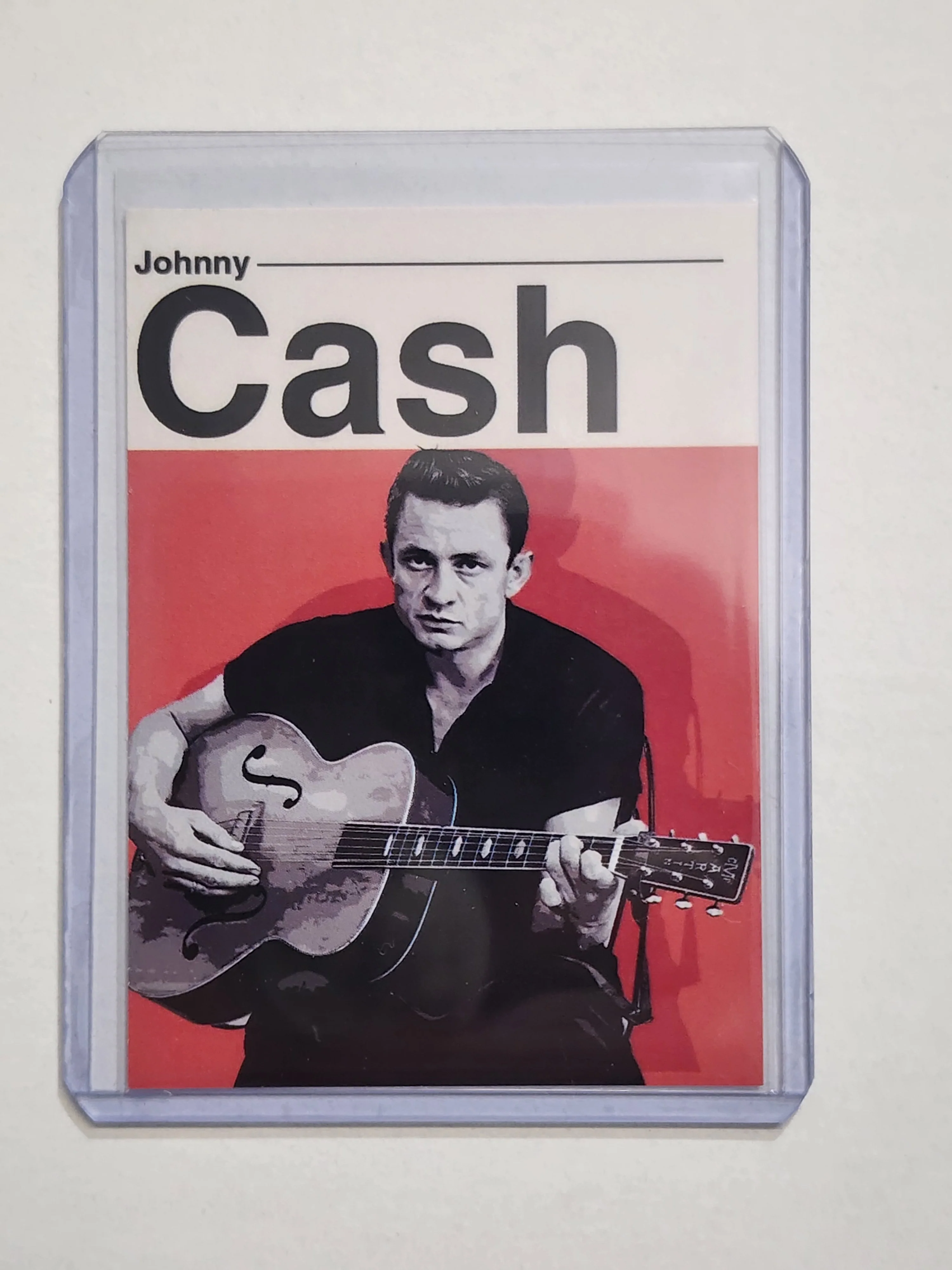 Johnny Cash Artist Signed Music Art Card 1/10