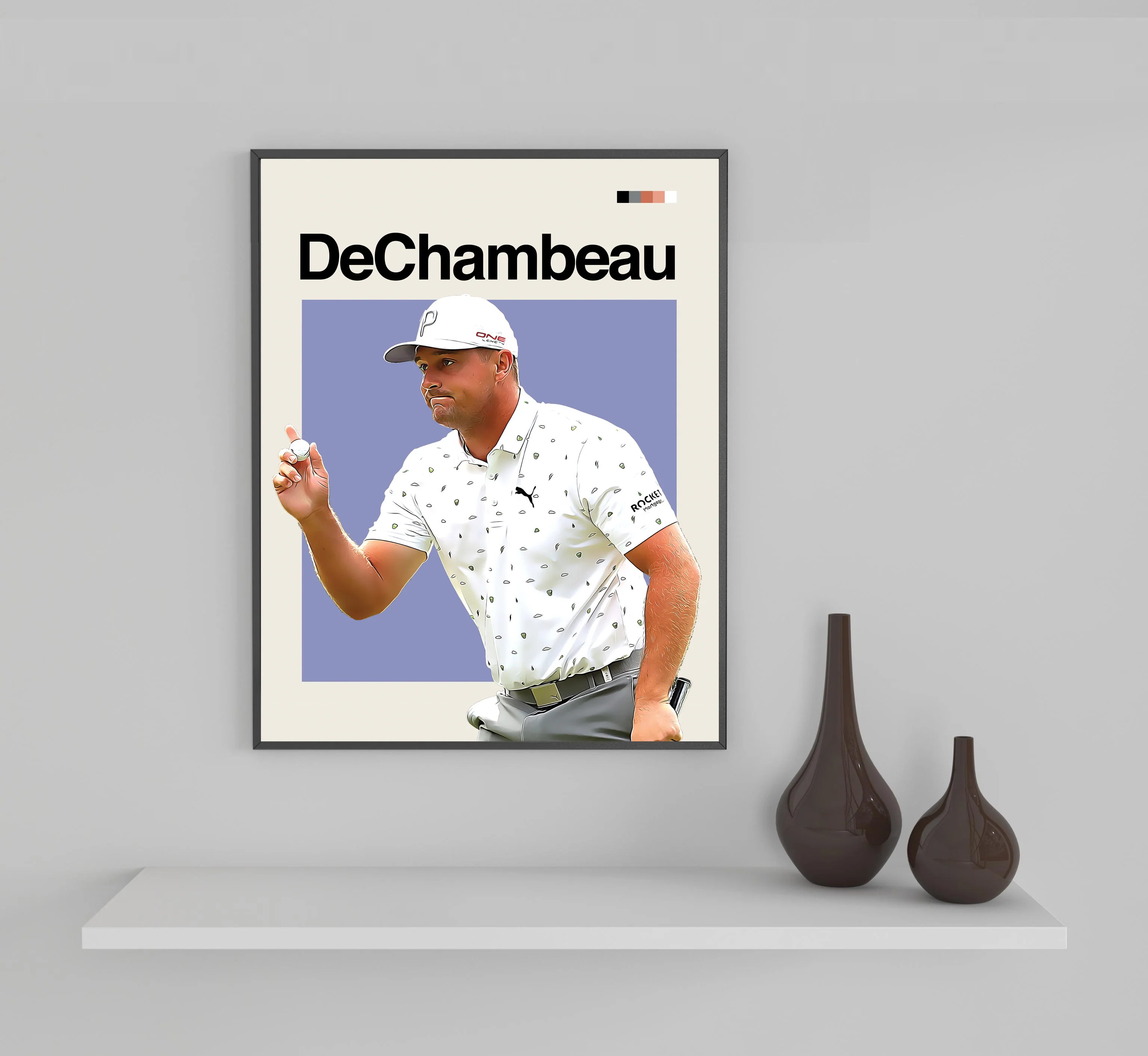 Bryson DeChambeau Framed Sports Art Photo by Thomas Maxwell