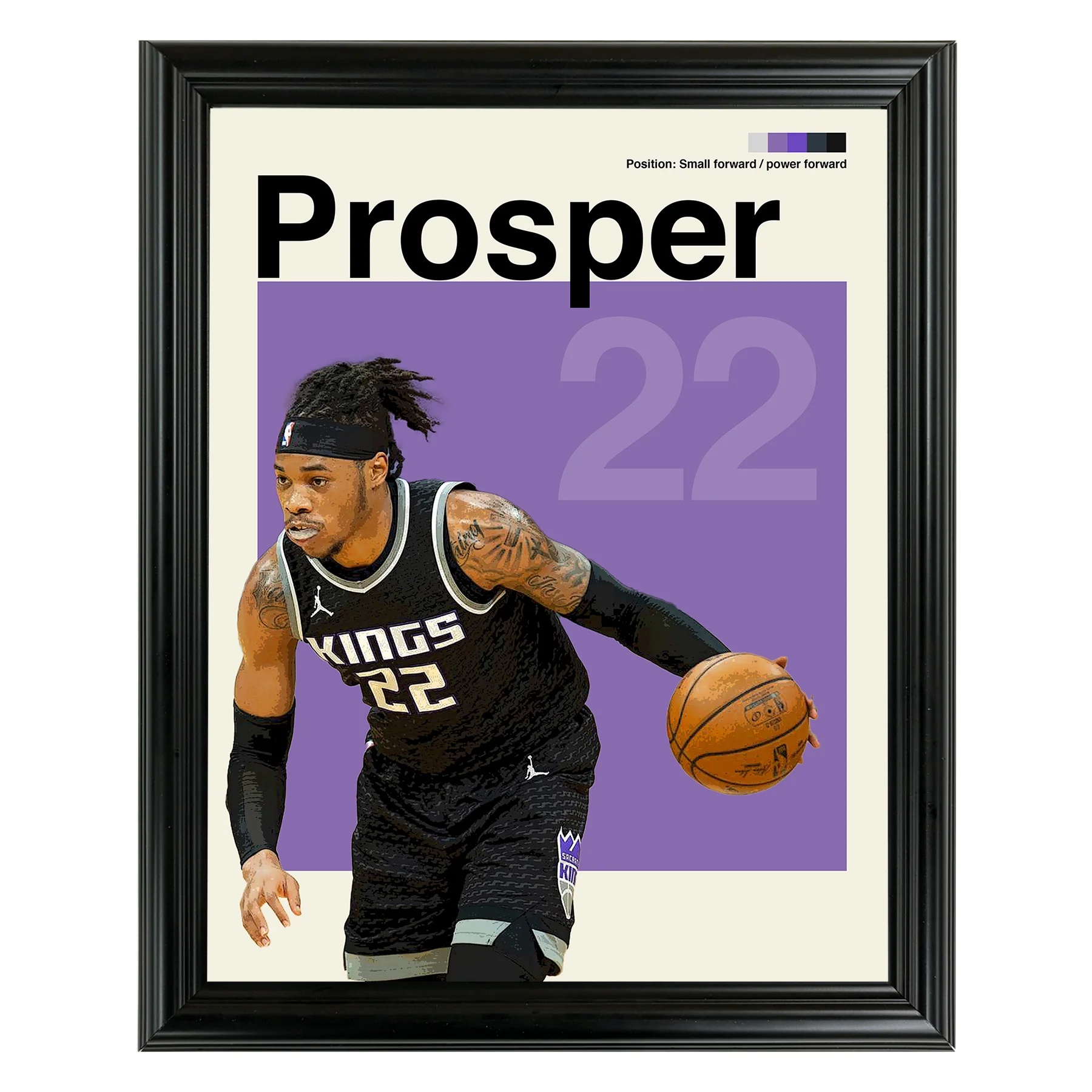 Olivier-Maxence Prosper Framed Sports Art Photo by Thomas Maxwell