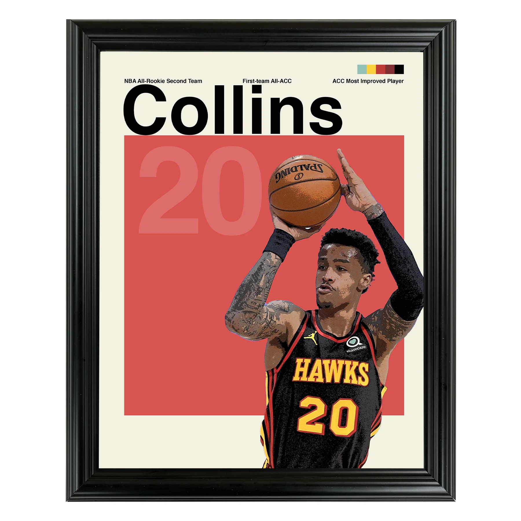 John Collins Framed Sports Art Photo by Thomas Maxwell