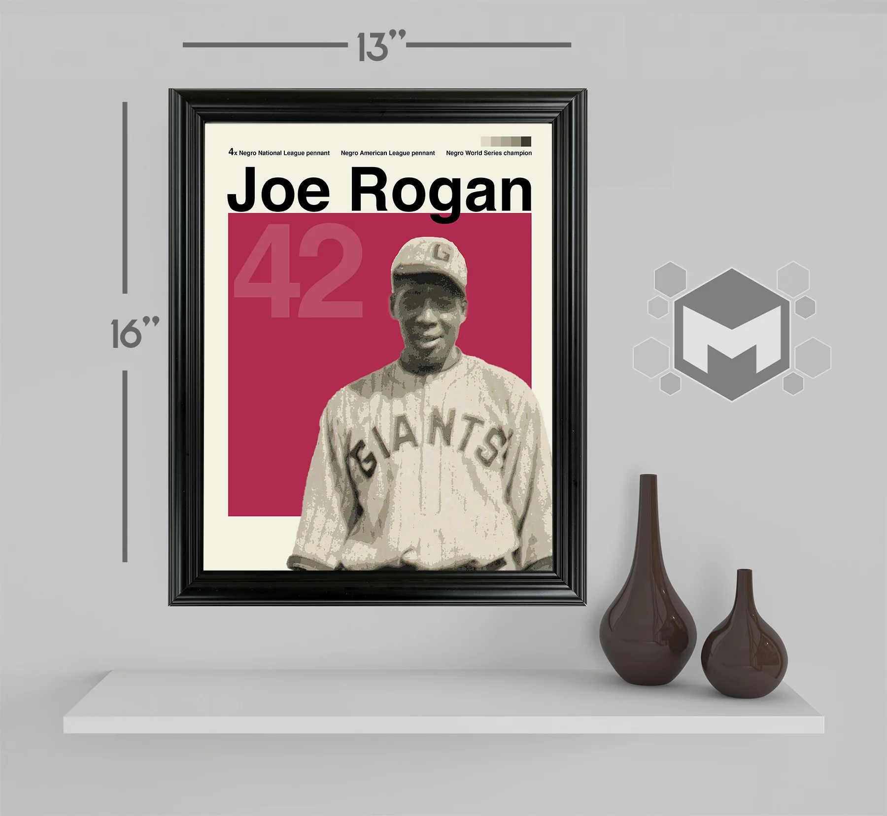 Bullet Joe Rogan Framed Sports Art Photo by Thomas Maxwell