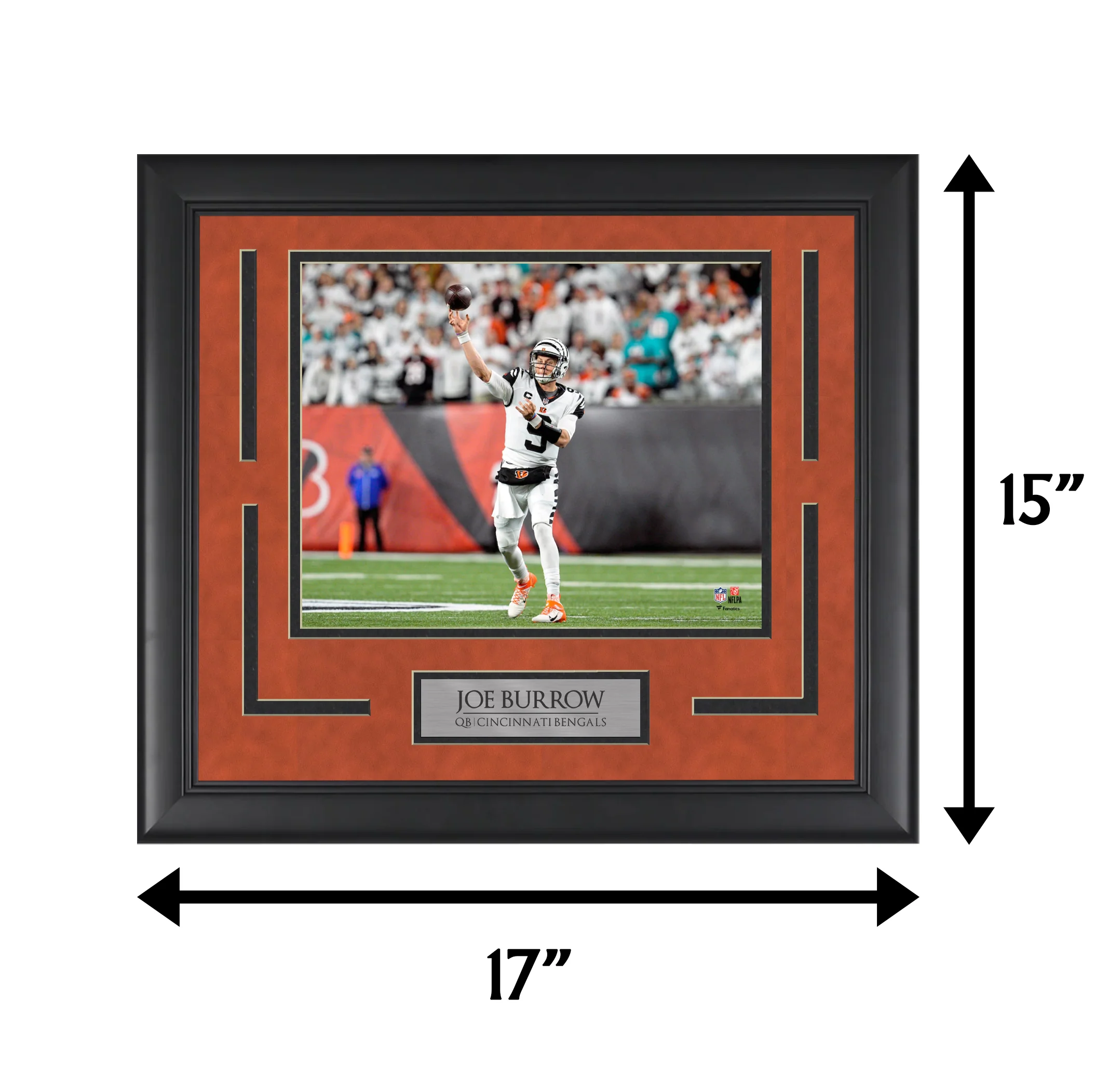 Joe Burrow - Joe Cool - Bengals - Framed Football Photo