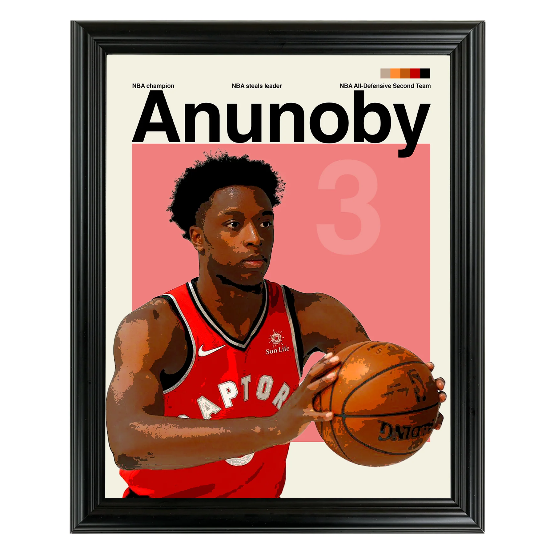 OG Anunoby Framed Sports Art Photo by Thomas Maxwell