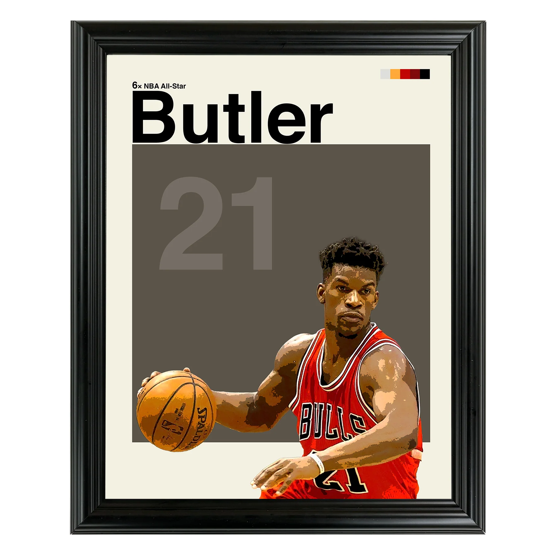 Jimmy Butler Framed Sports Art Photo by Thomas Maxwell