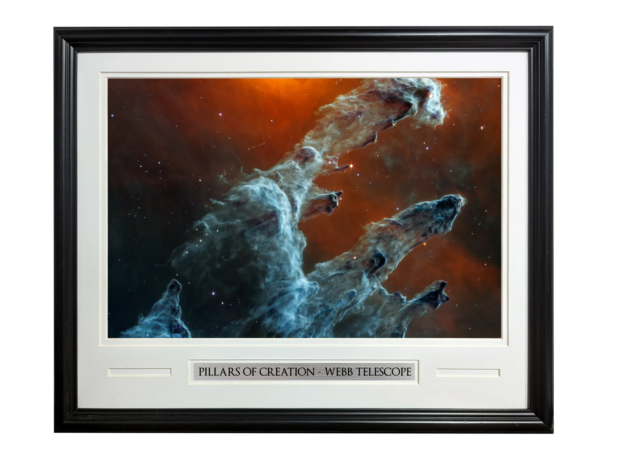 Pillars of Creation - James Webb Space Telescope - Art Collection - Framed Photo