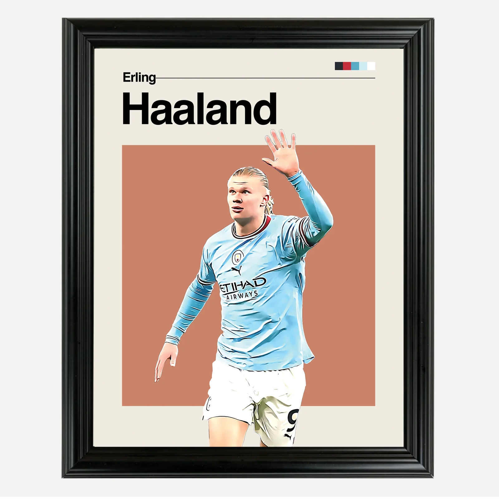 Erling Haaland Framed Sports Art Photo by Thomas Maxwell