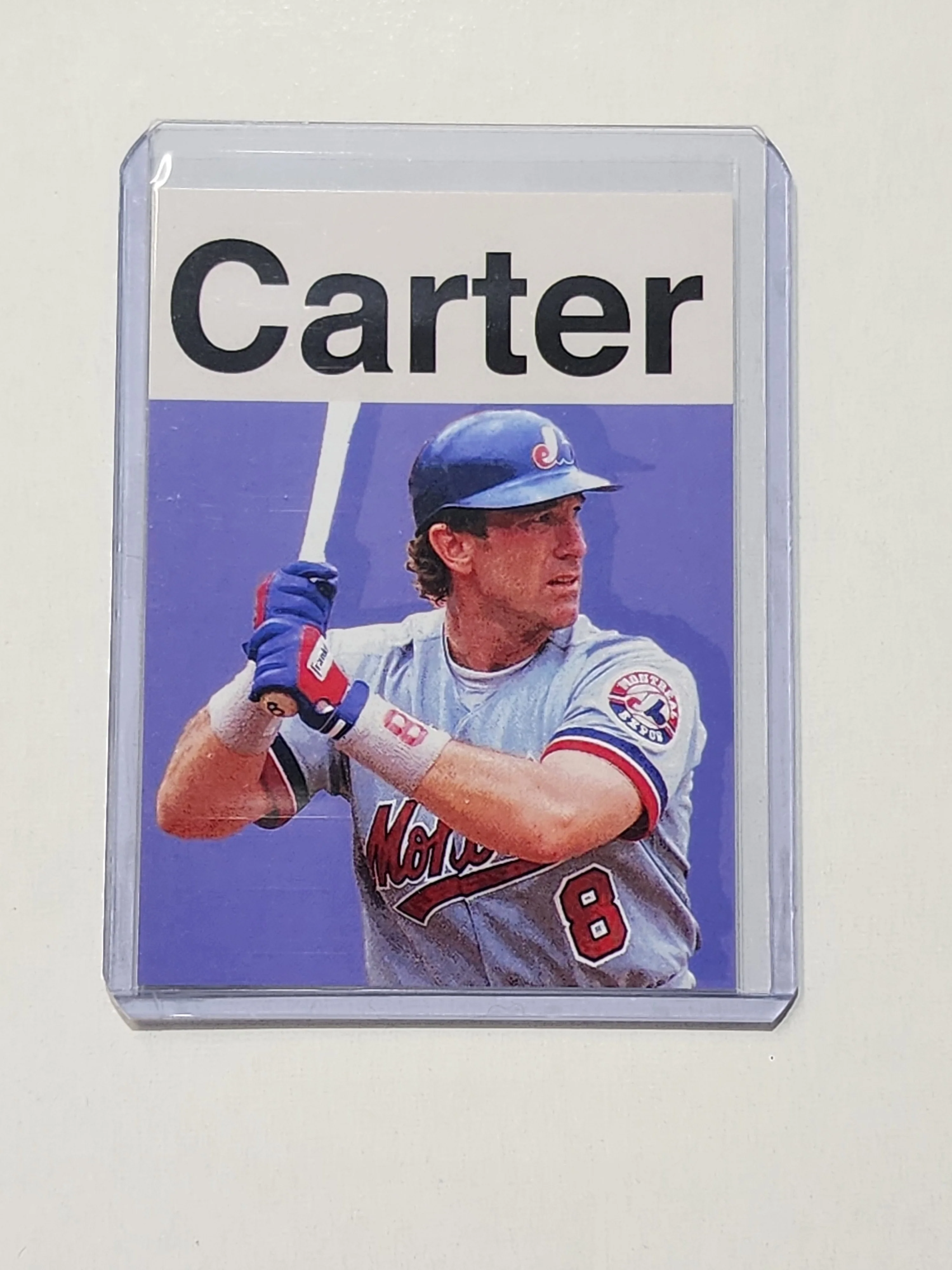 Gary Carter Artist Signed Baseball Art Card 1/10