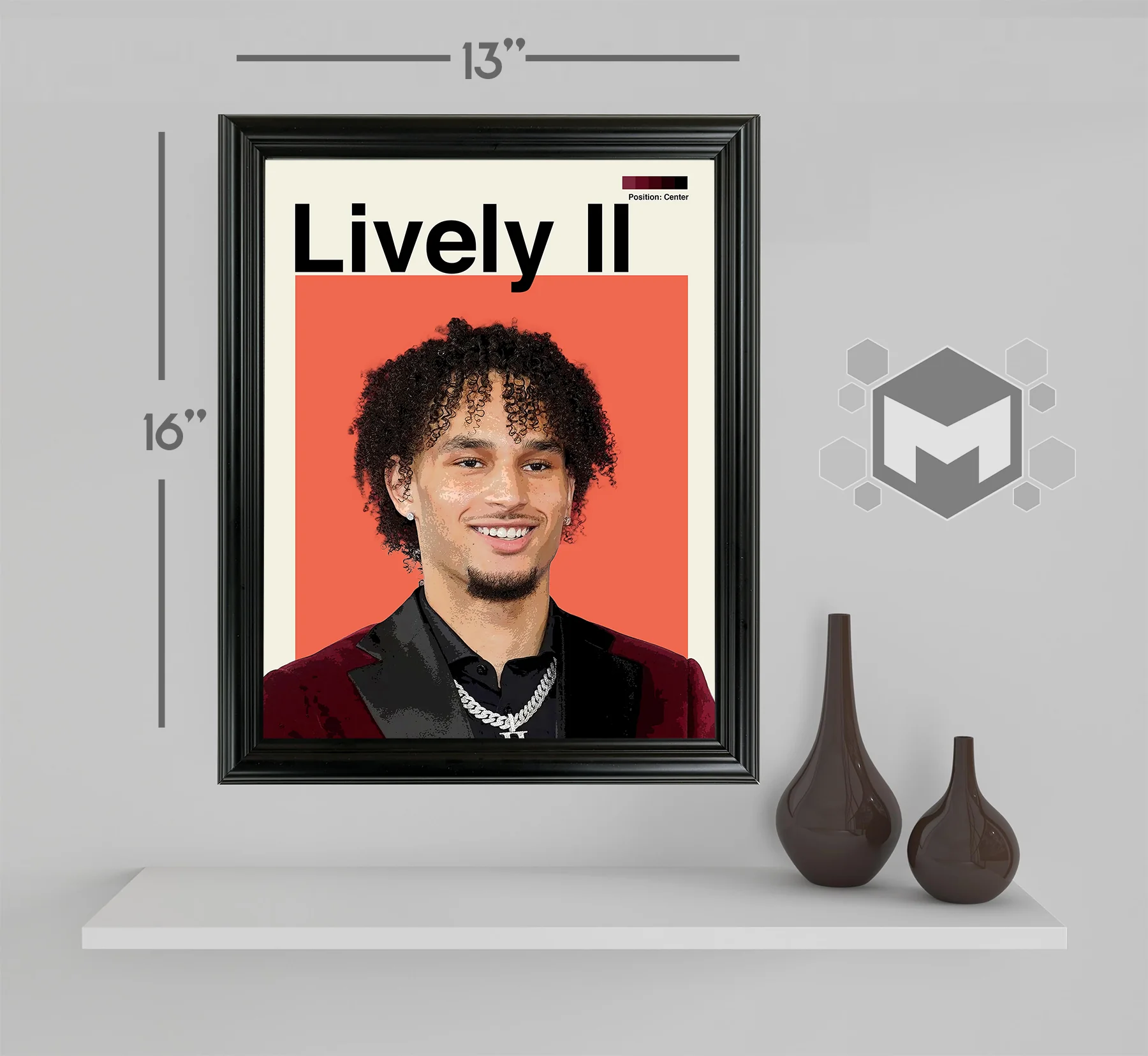 Dereck Lively II Framed Sports Art Photo by Thomas Maxwell