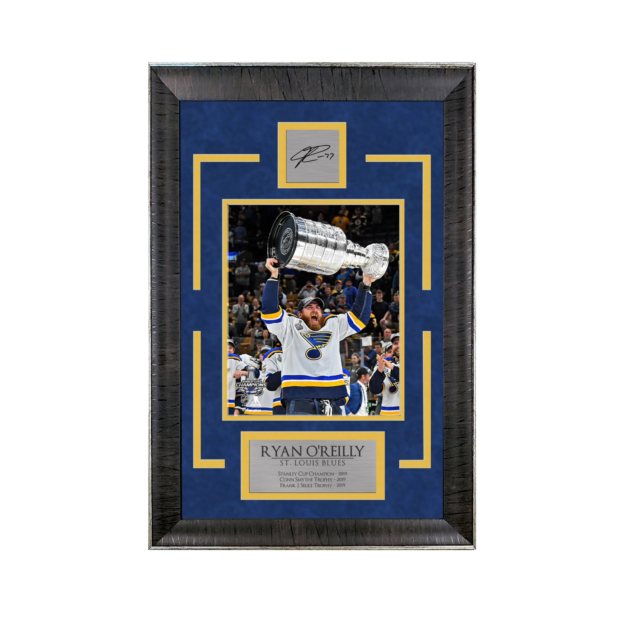 Ryan O'Reilly - Blues - Sports Deluxe | 16 x 23 - Framed Hockey Photo
