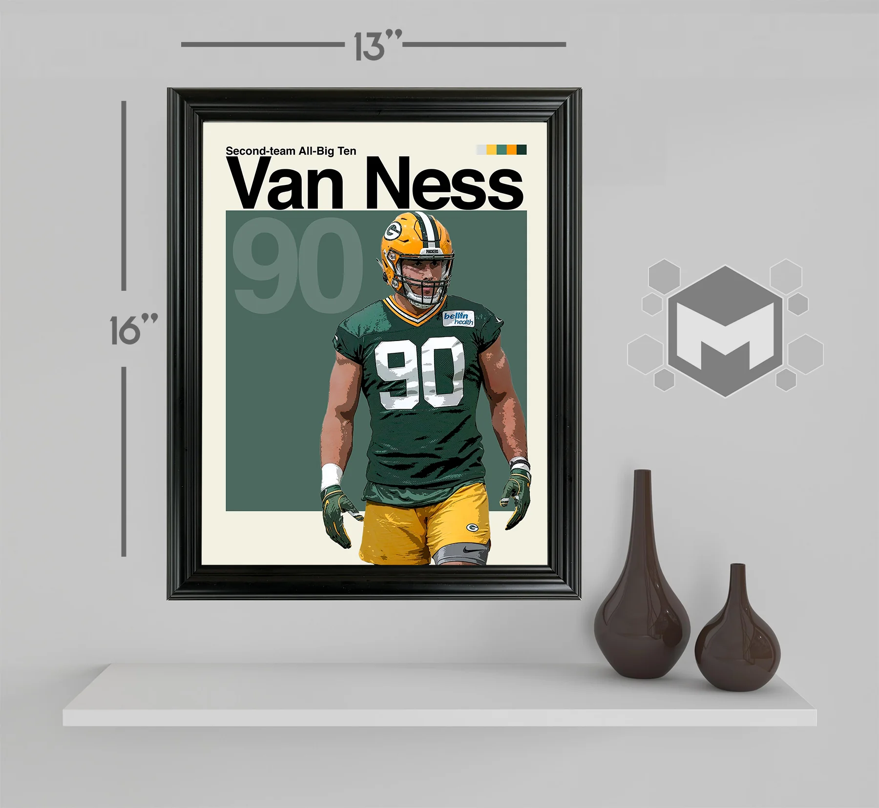Lukas Van Ness Framed Sports Art Photo by Thomas Maxwell