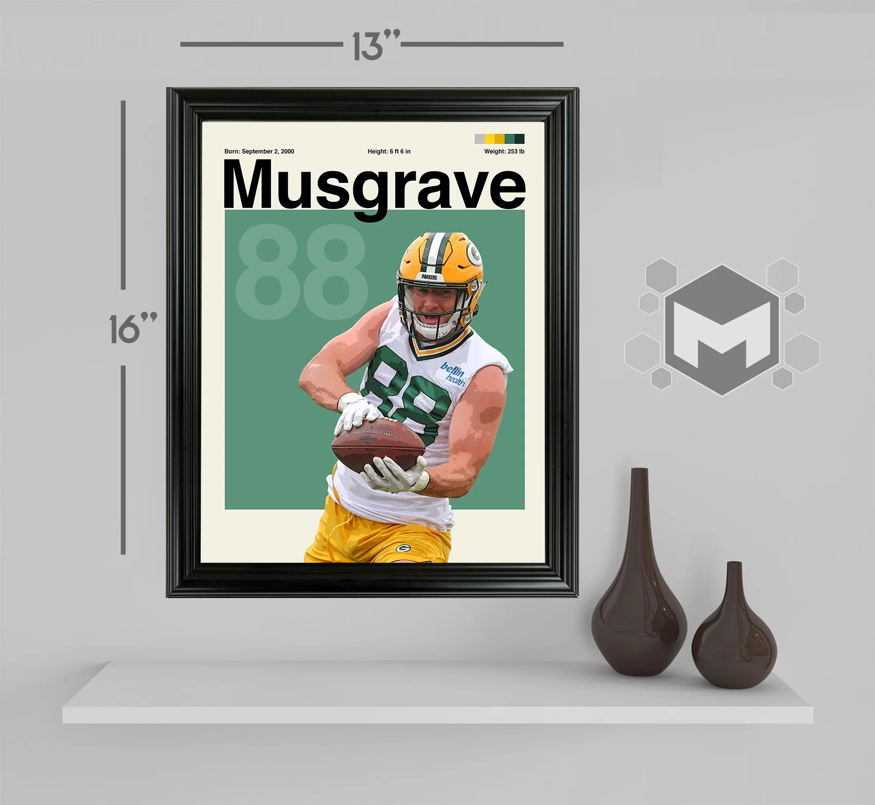 Luke Musgrave Framed Sports Art Photo by Thomas Maxwell