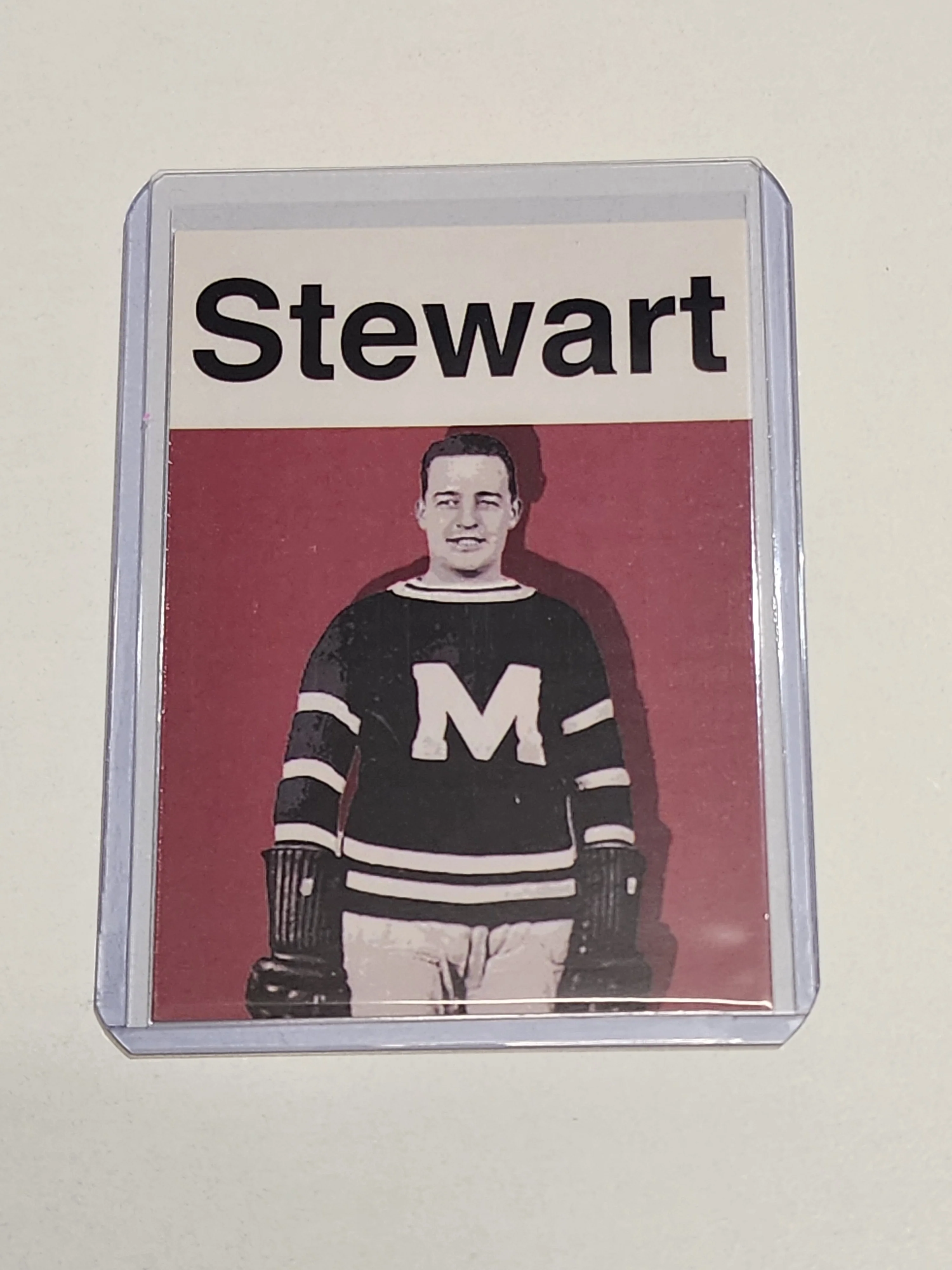 Nels Stewart Artist Signed Hockey Art Card 1/10