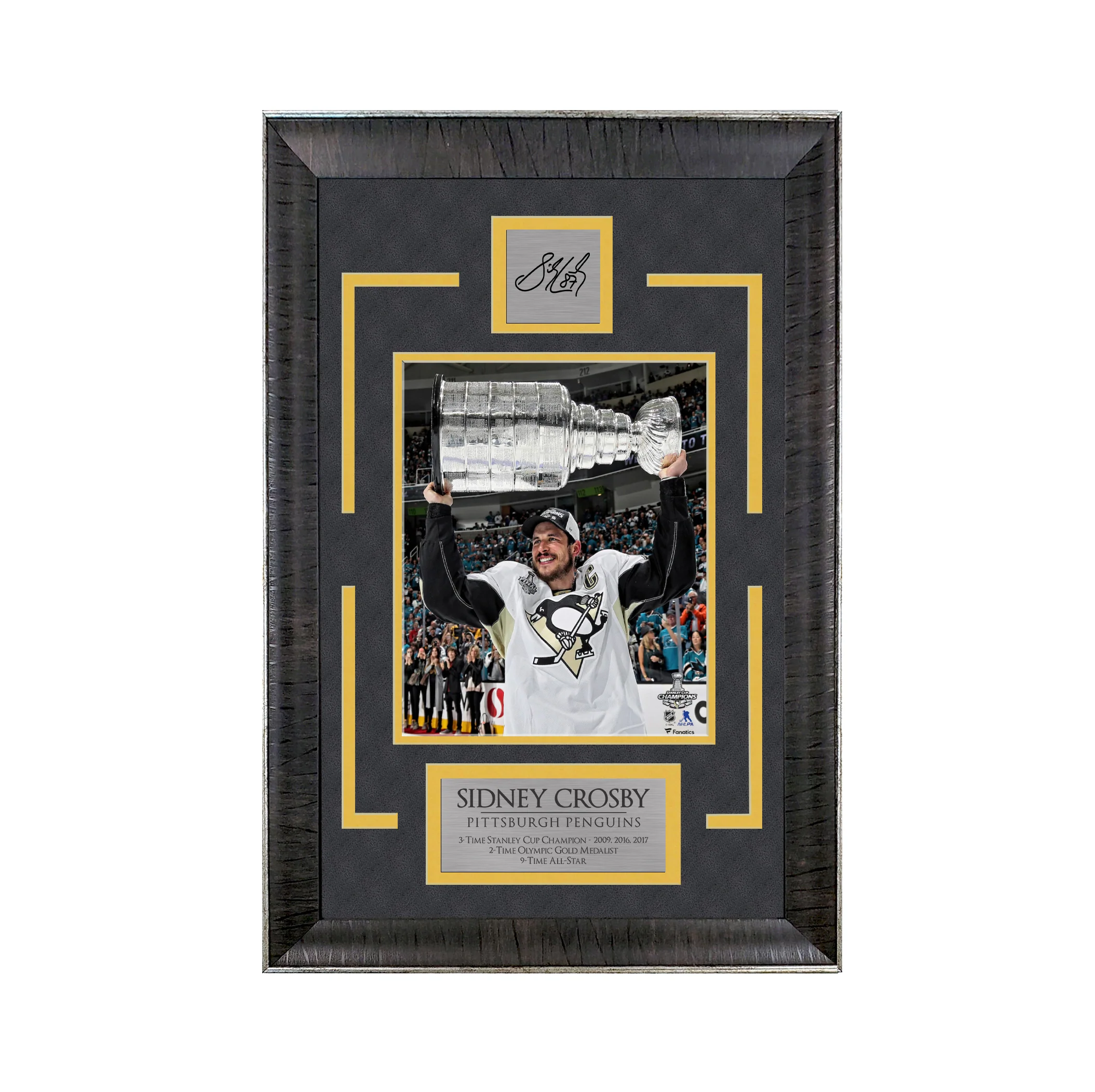 Sidney Crosby - Sid the Kid - Sports Deluxe | 16 x 23 - Framed Hockey Photo