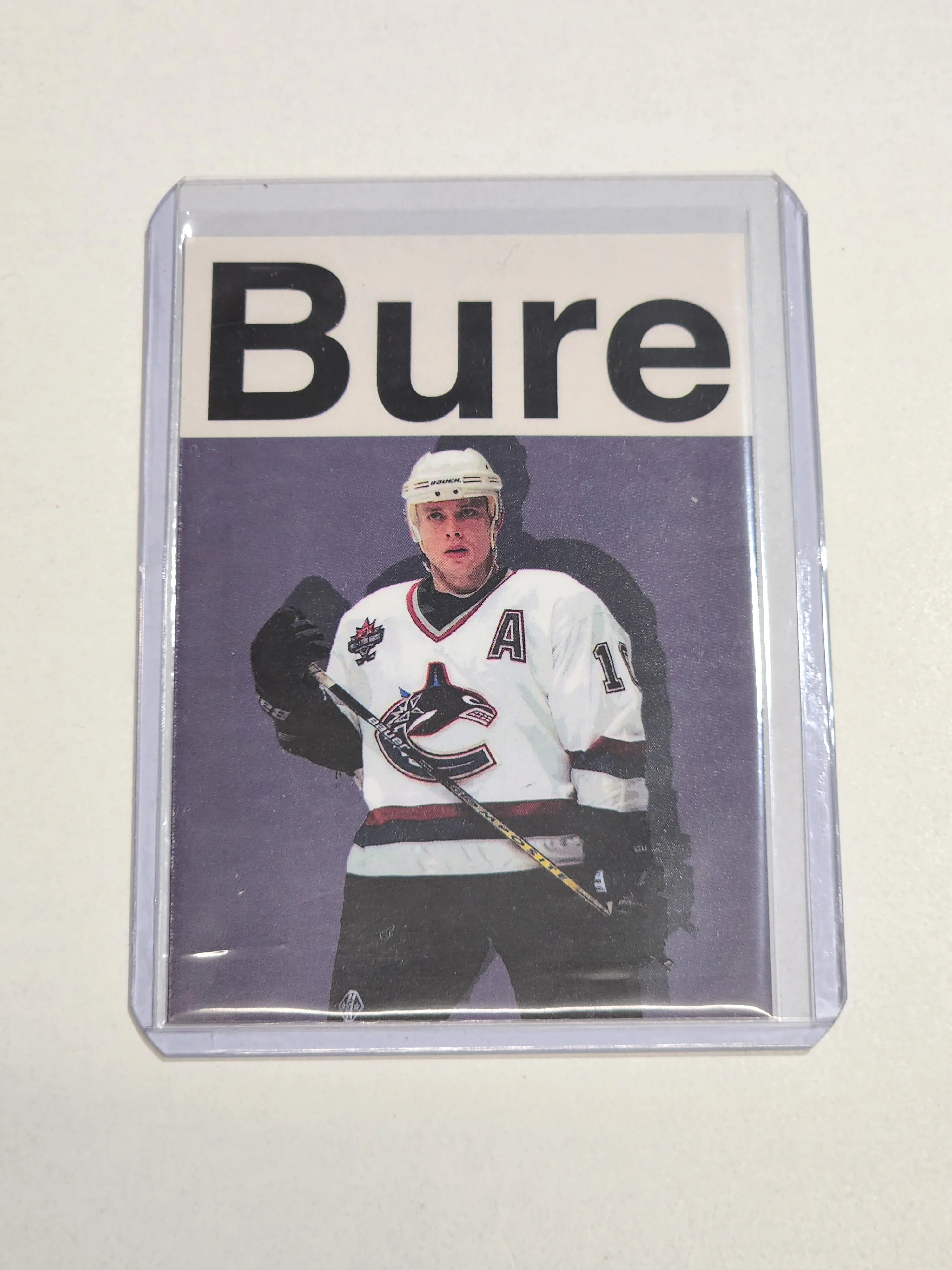 Pavel Bure Artist Signed Hockey Art Card 1/10