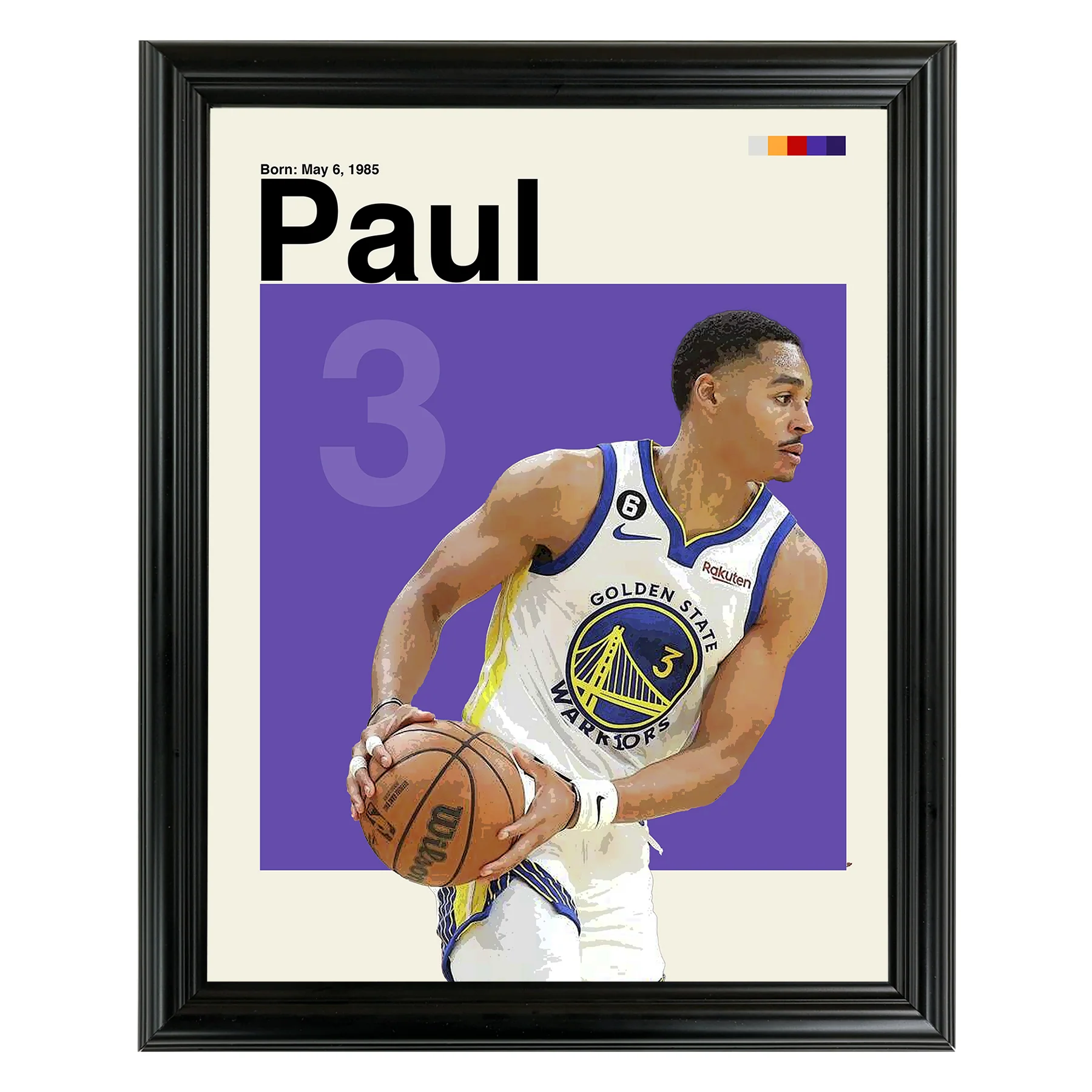 Chris Paul Framed Sports Art Photo by Thomas Maxwell