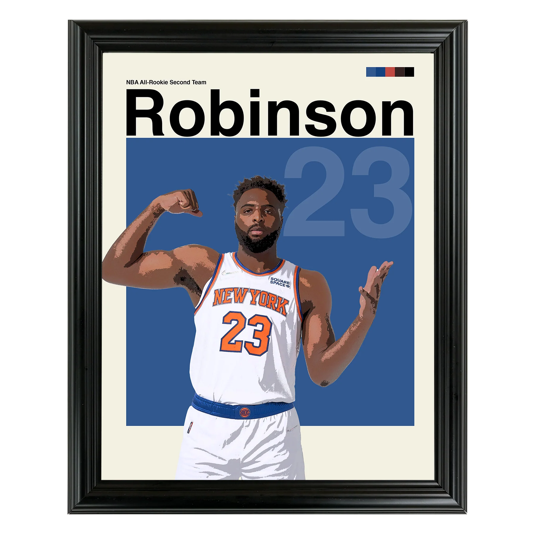 Mitchell Robinson Framed Sports Art Photo by Thomas Maxwell