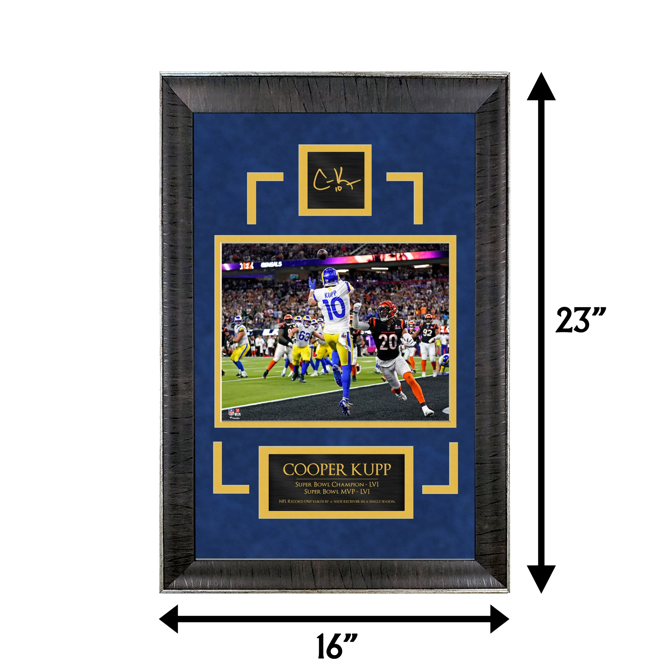 Cooper Kupp - Rams - MVP - Sports Deluxe | 16 x 23 - Framed Football Photo