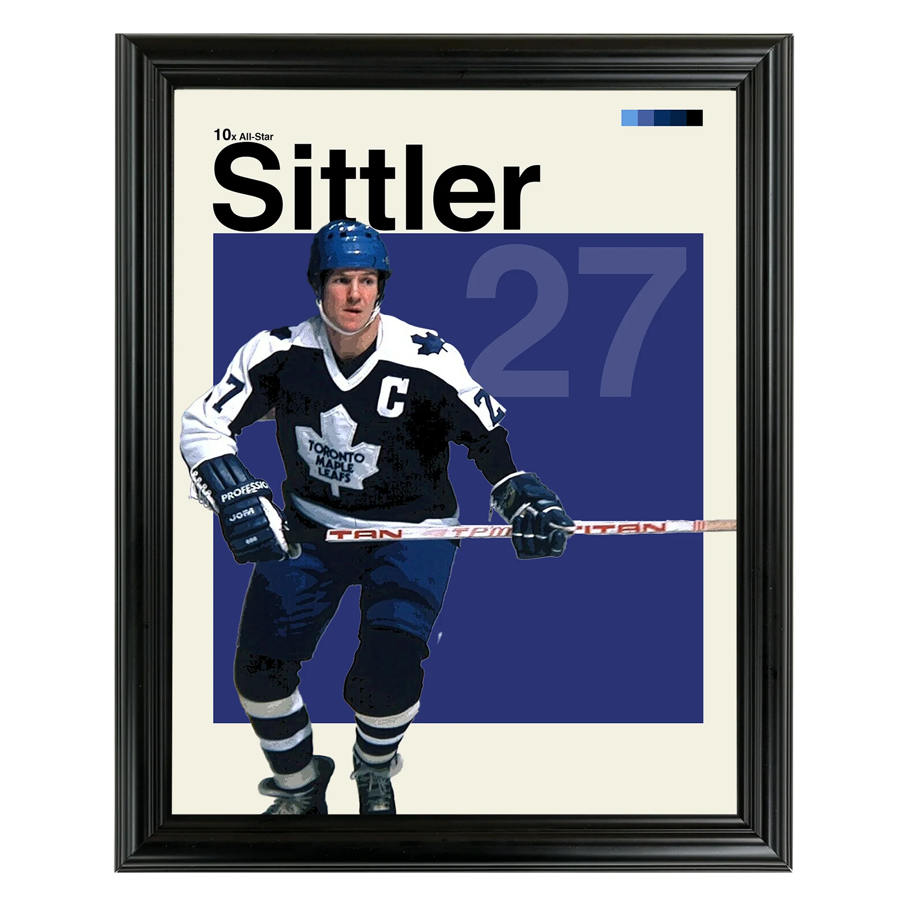 Darryl Sittler Framed Sports Art Photo by Thomas Maxwell
