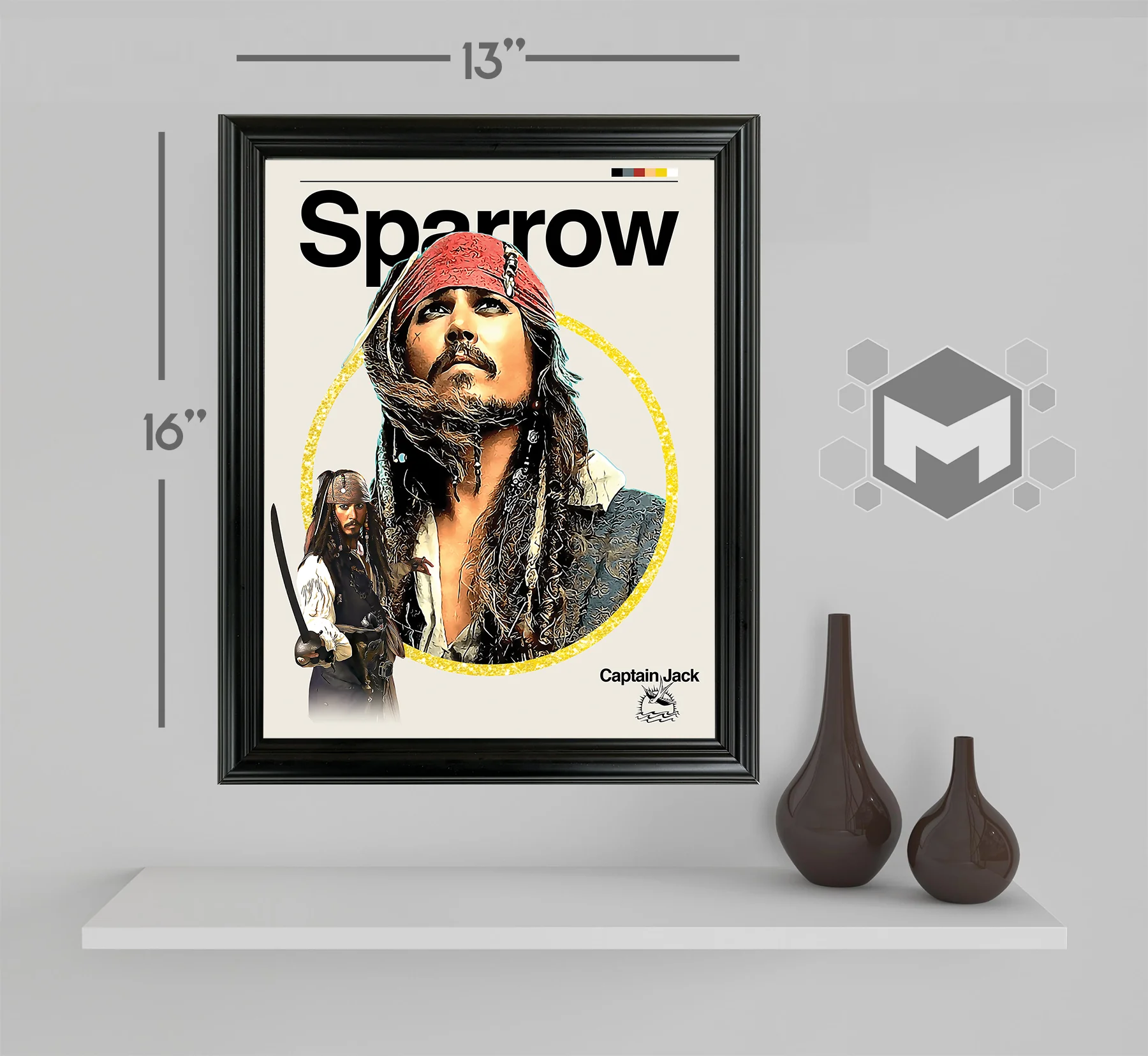 Jack Sparrow Framed Sports Art Photo by Thomas Maxwell