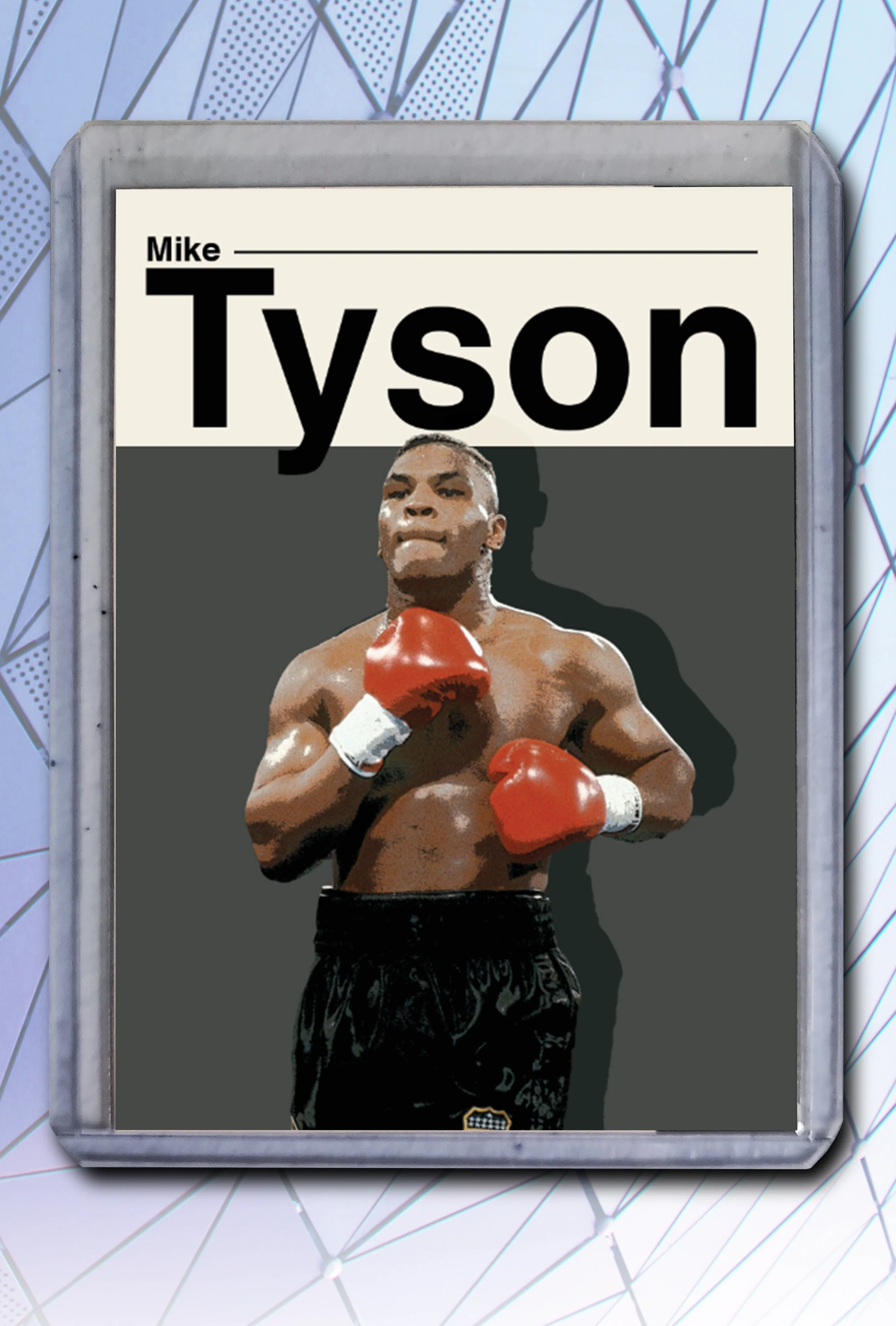 Mike Tyson Artist Signed Boxing Art Card 2/10