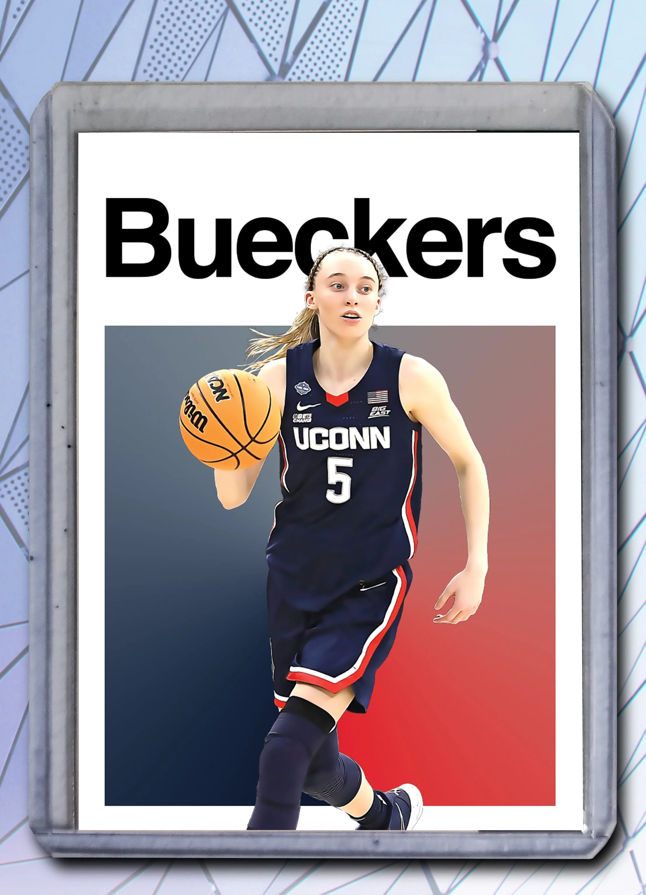 Paige Bueckers - UCONN - Artist Signed Art Card 1/10