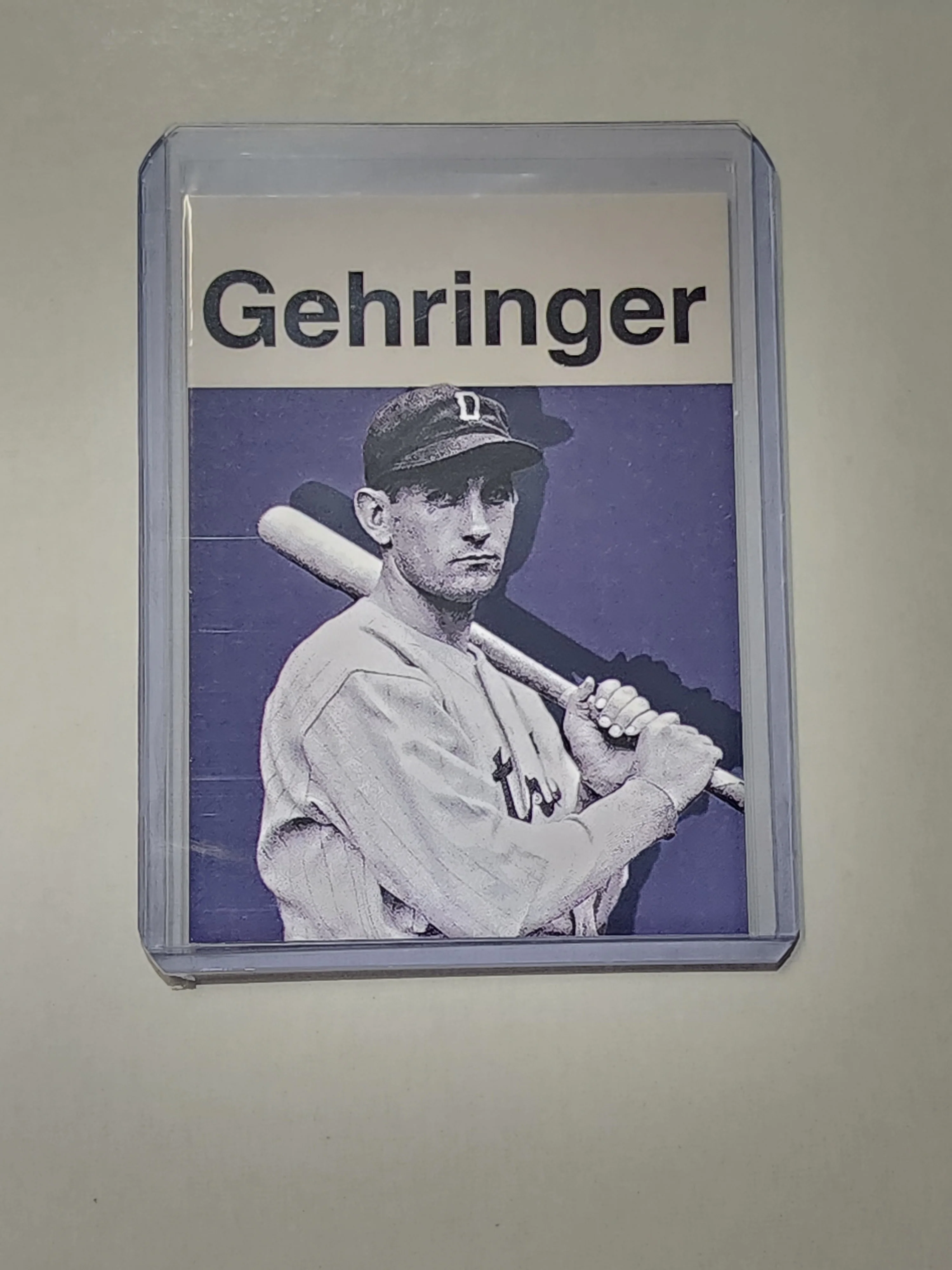 Charlie Gehringer Artist Signed Baseball Art Card 1/10