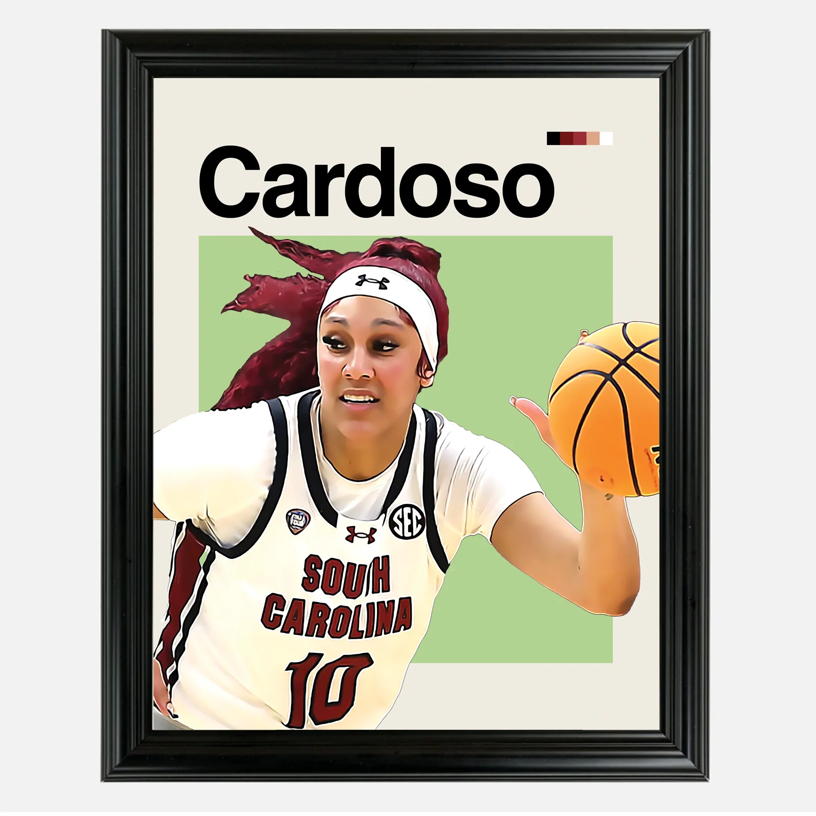 Kamilla Cardoso Framed Sports Art Photo by Thomas Maxwell