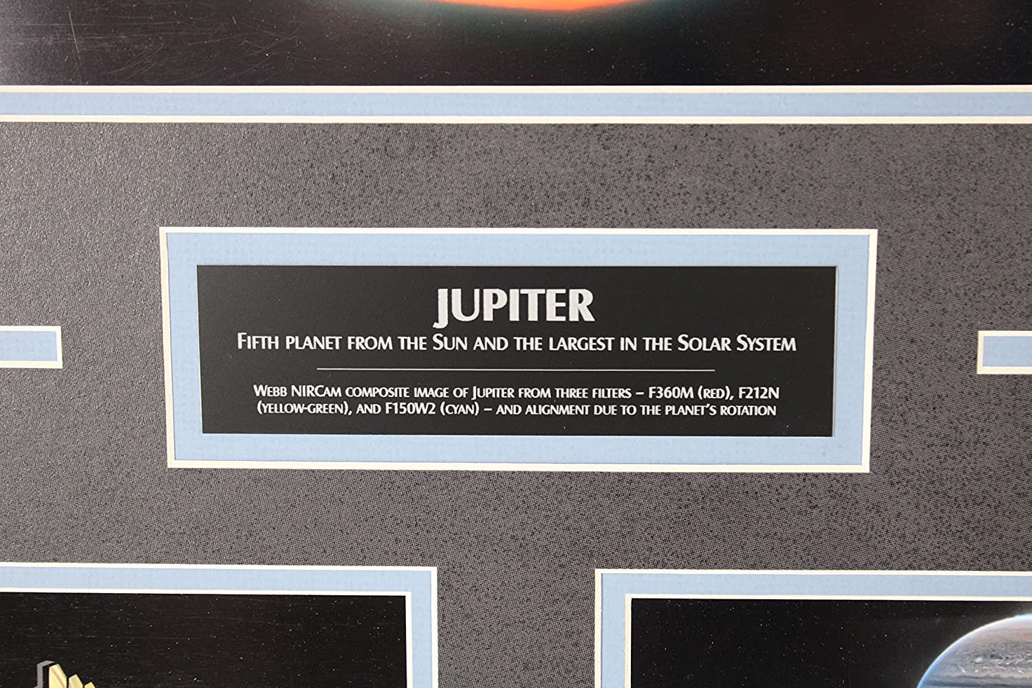Jupiter (Portrait) - James Webb Telescope - Framed Photo