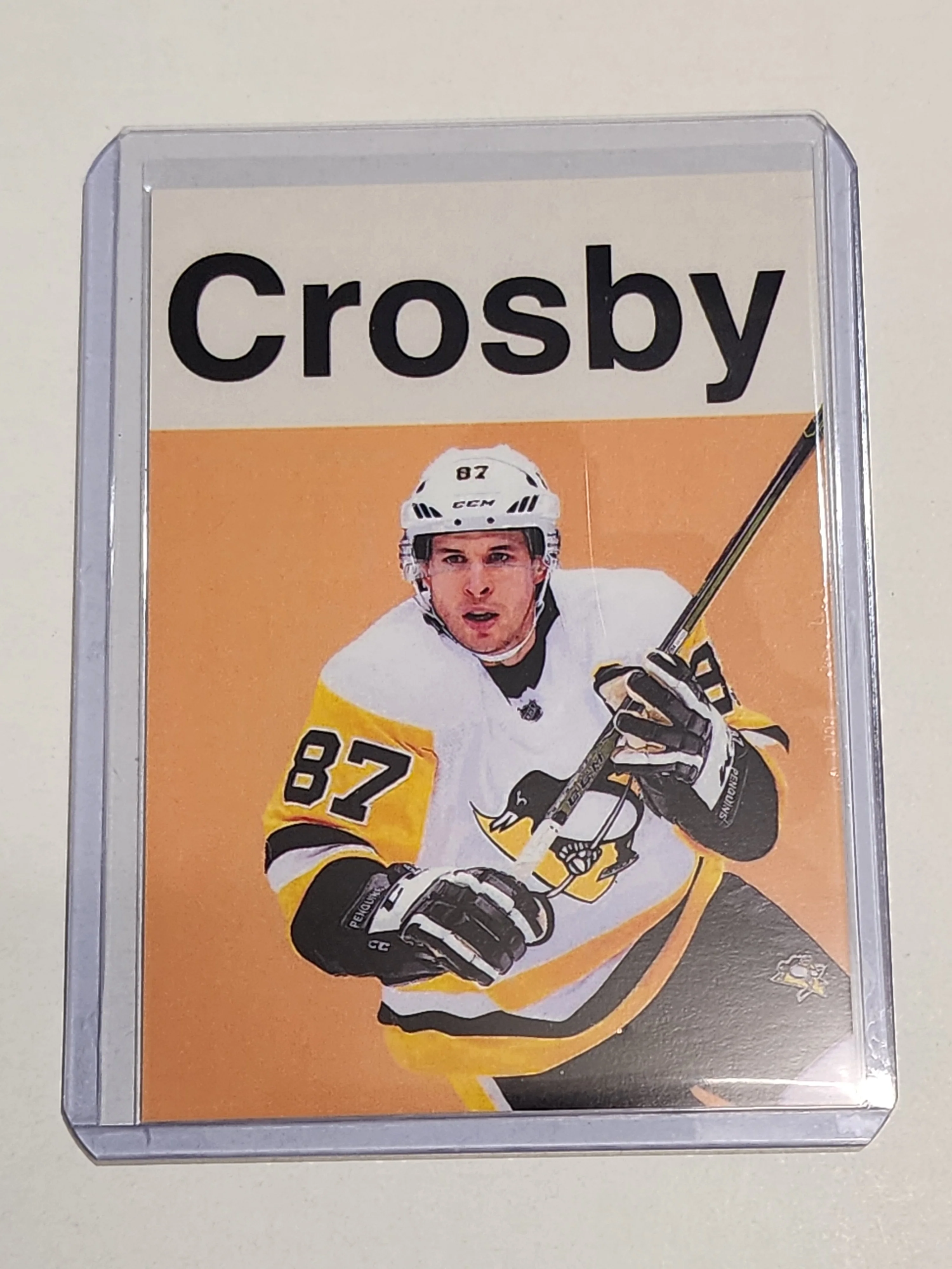 Sidney Crosby Artist Signed Hockey Art Card 1/10