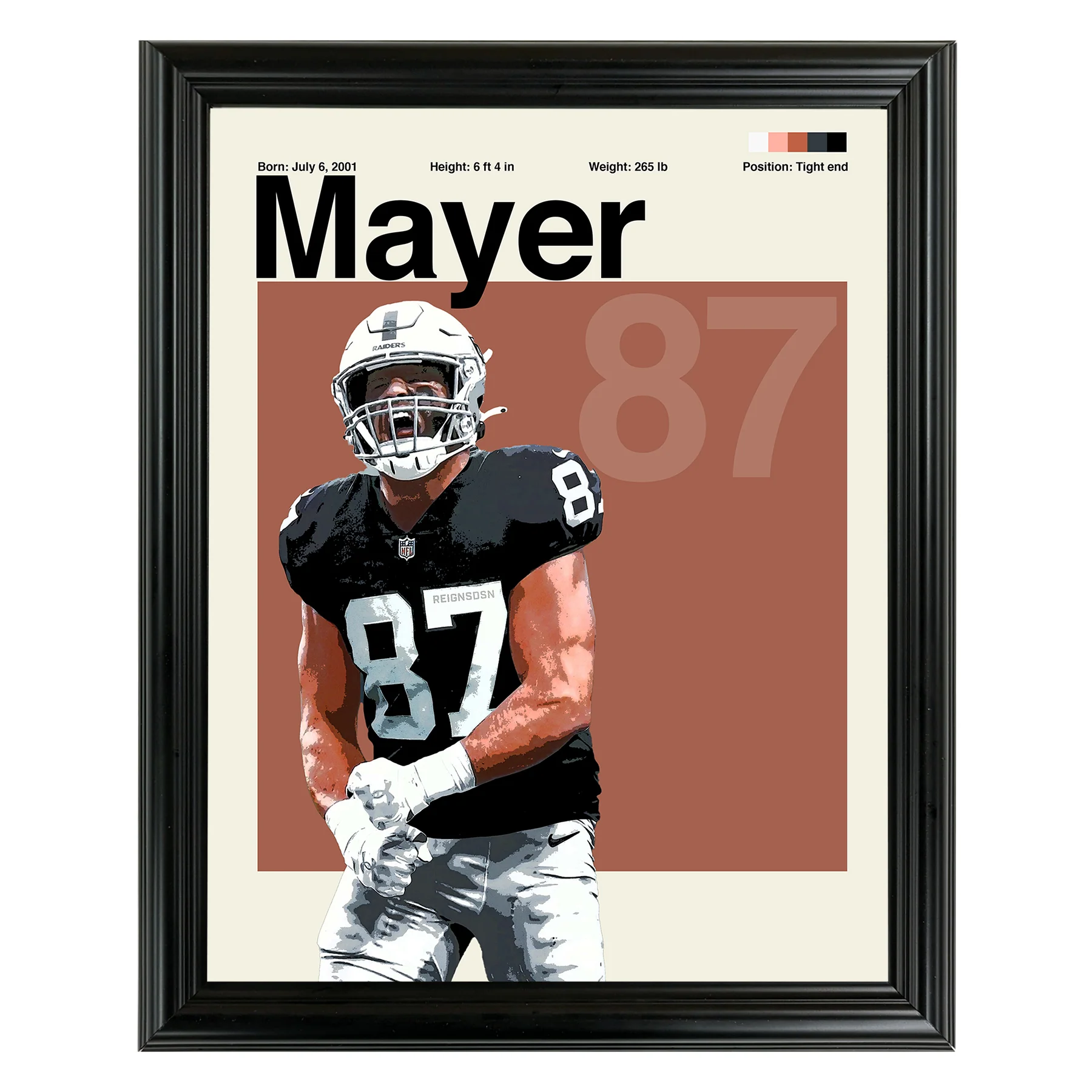Michael Mayer Framed Sports Art Photo by Thomas Maxwell