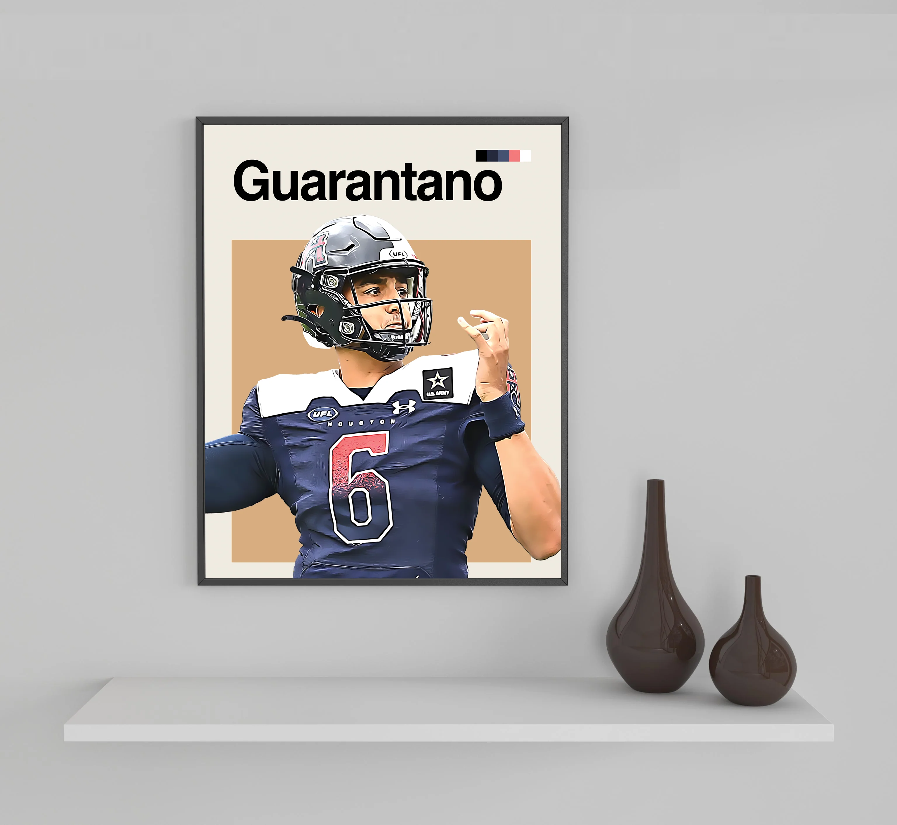 Jarrett Guarantano Framed Sports Art Photo by Thomas Maxwell
