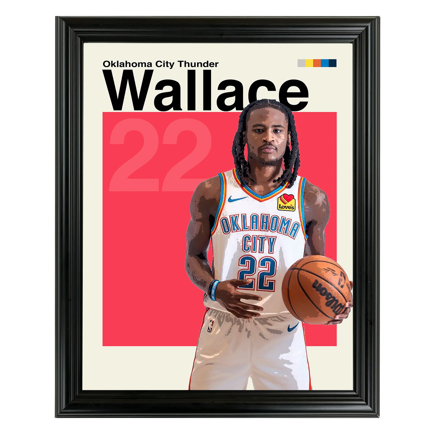 Cason Wallace Framed Sports Art Photo by Thomas Maxwell