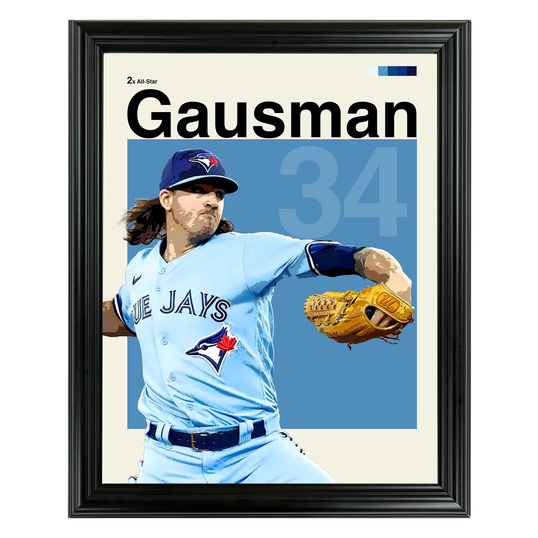 Kevin Gausman Framed Sports Art Photo by Thomas Maxwell