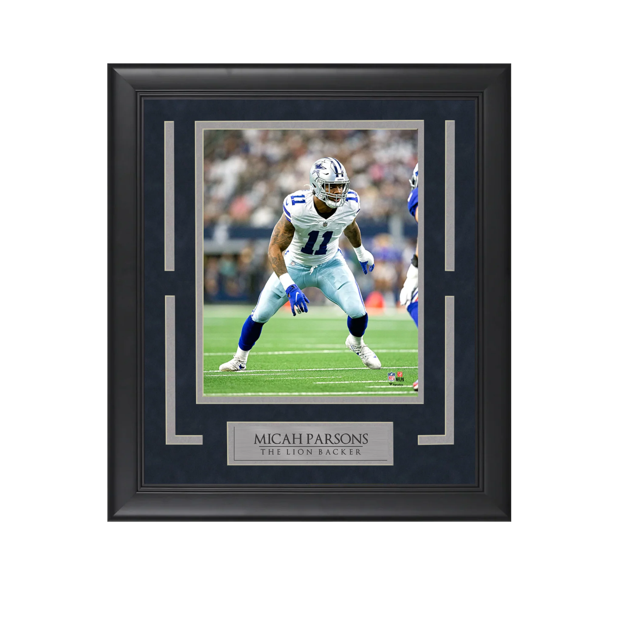 Micah Parsons - The Lion Backer - Framed Football Photo