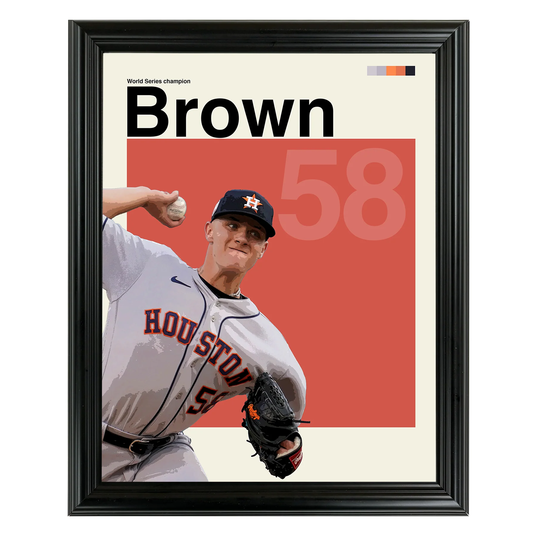 Hunter Brown Framed Sports Art Photo by Thomas Maxwell