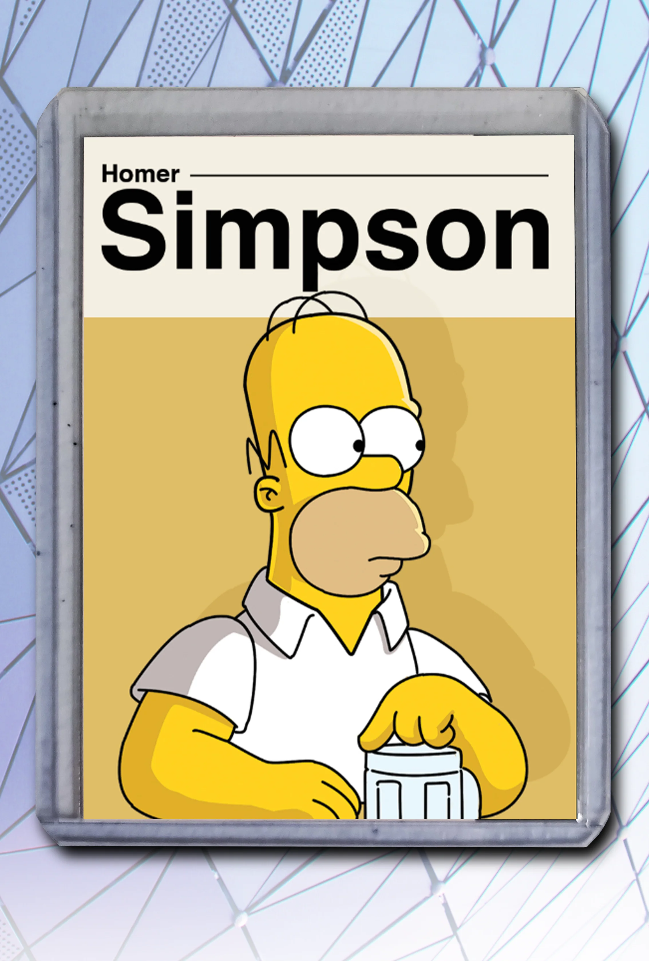 Homer Simpson Artist Signed The Simpsons Art Card 2/10