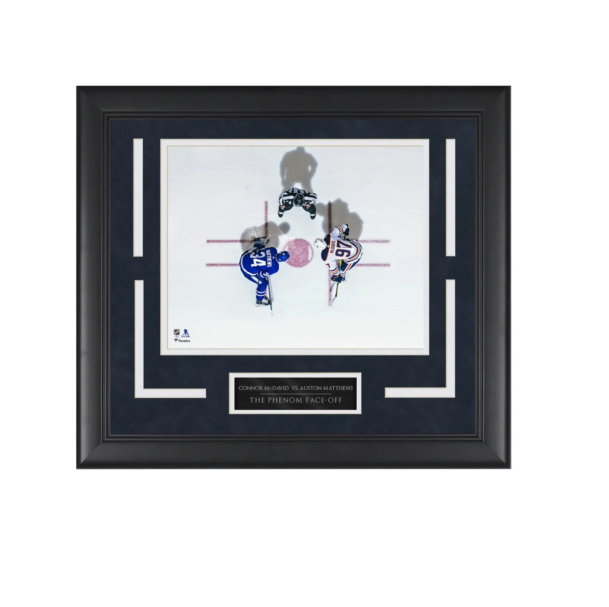 Connor McDavid vs. Auston Matthews - The New Generation - Framed Hockey Photo