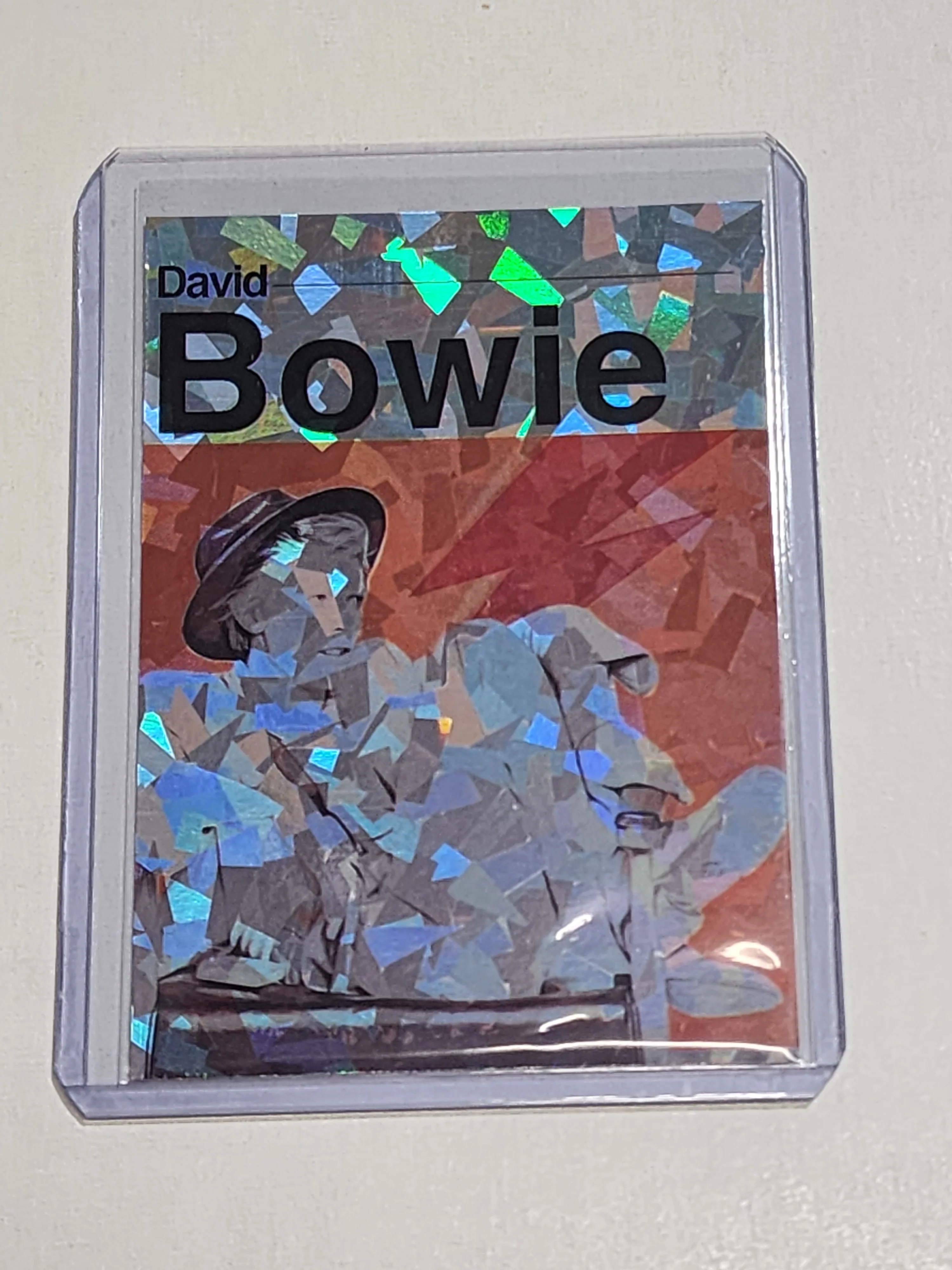 David Bowie Artist Signed Music Refractor Art Card 1/1