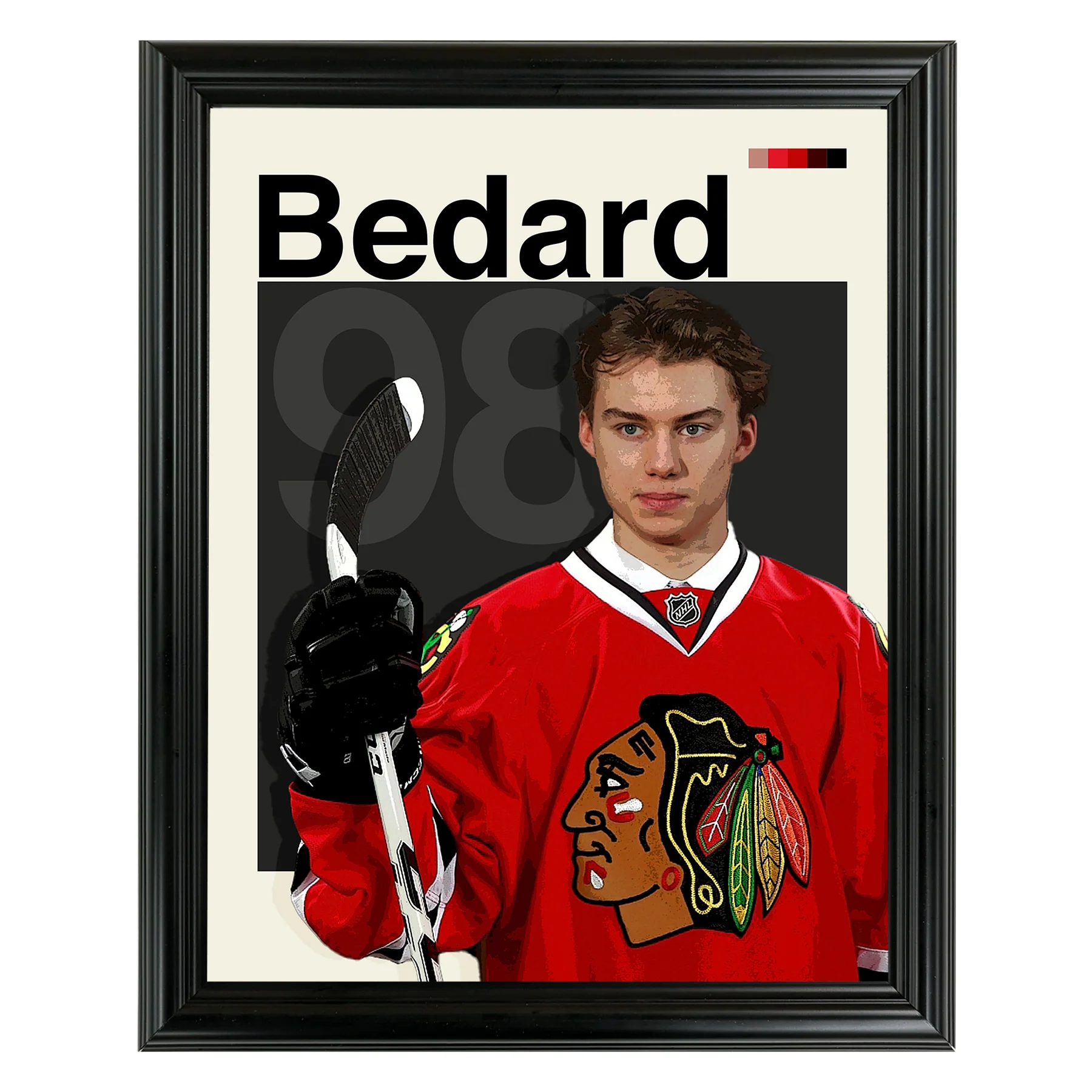 Connor Bedard Framed Sports Art Photo by Thomas Maxwell