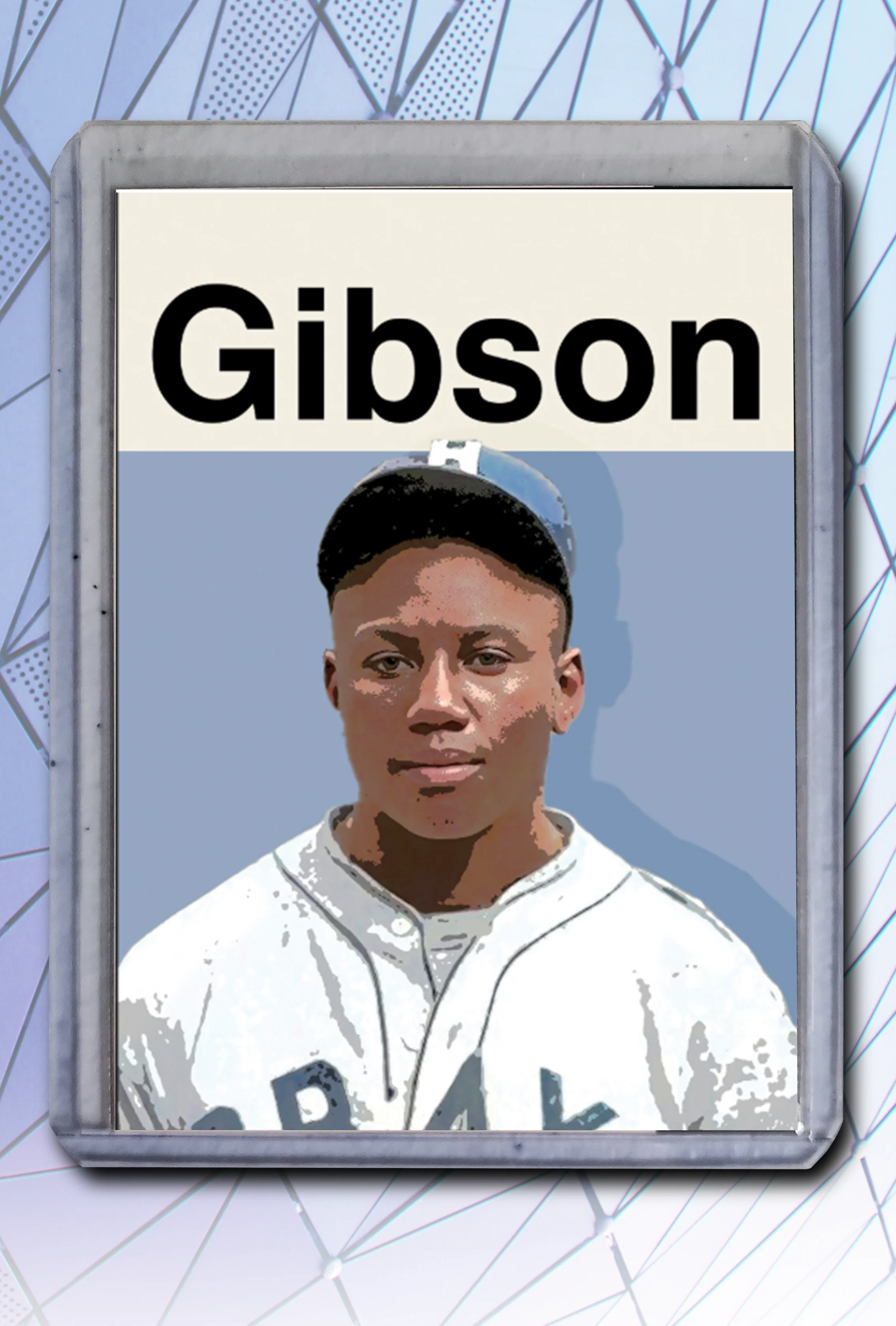 Josh Gibson Artist Signed Baseball Art Card 4/10
