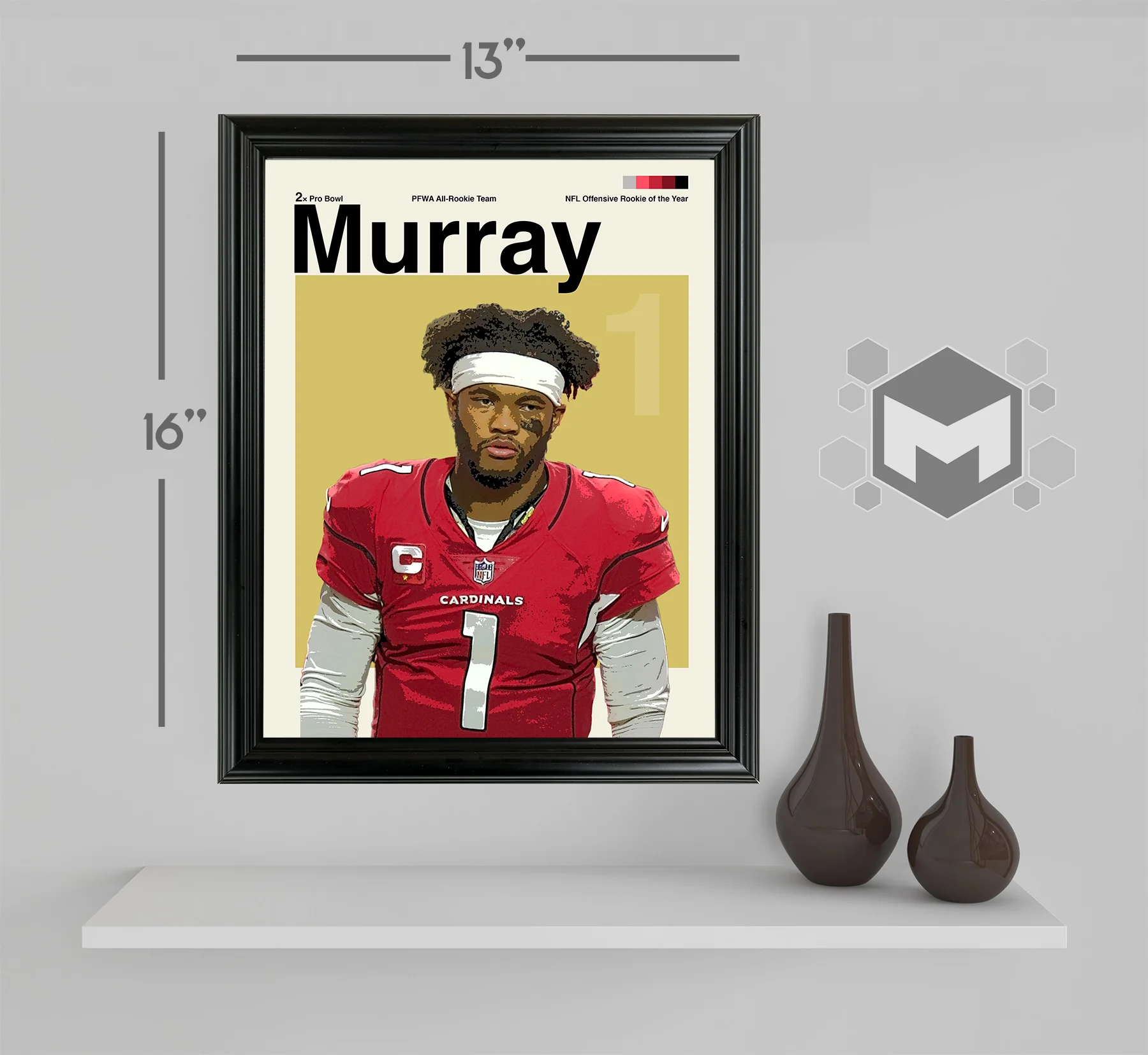 Kyler Murray Framed Sports Art Photo by Thomas Maxwell