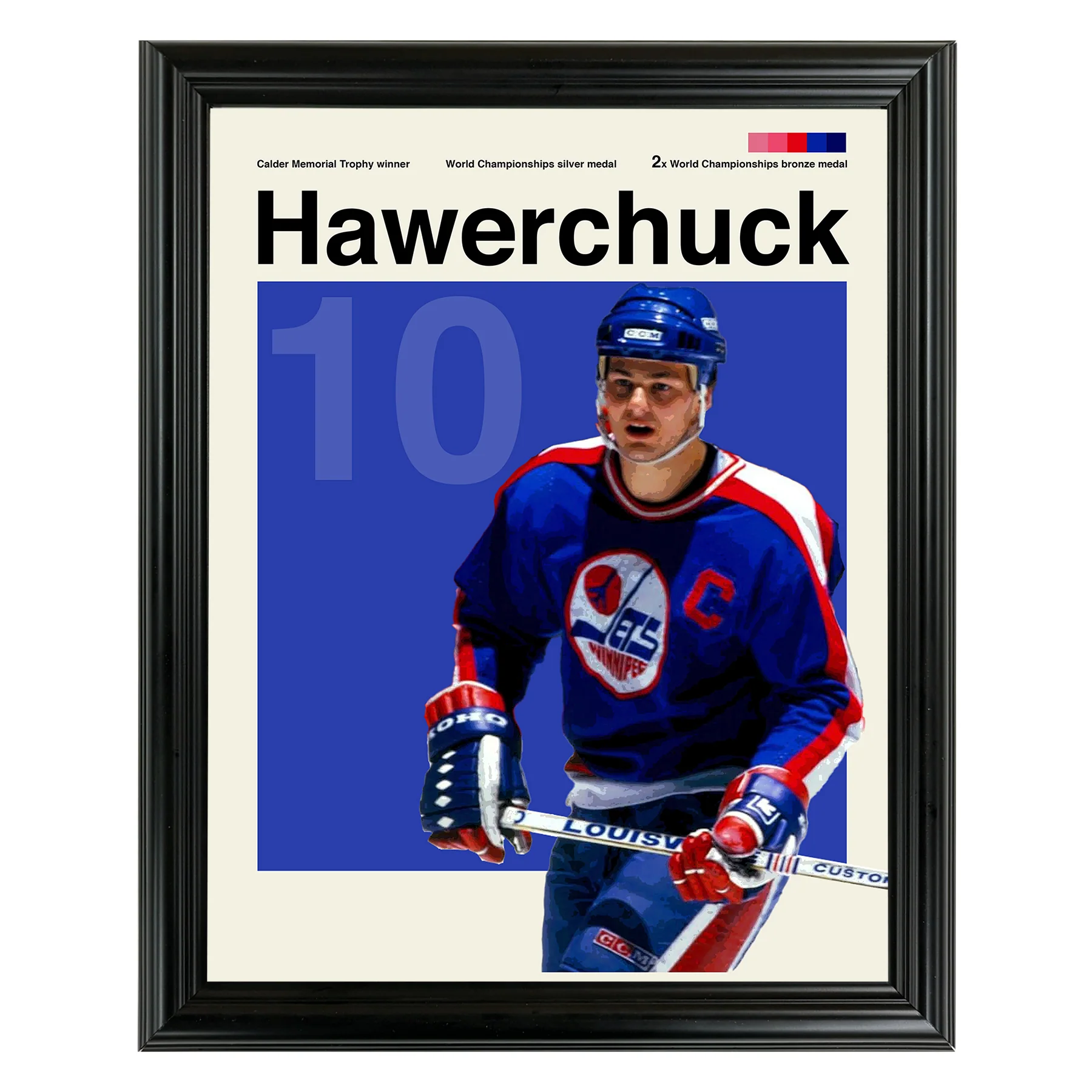 Dale Hawerchuck Framed Sports Art Photo by Thomas Maxwell