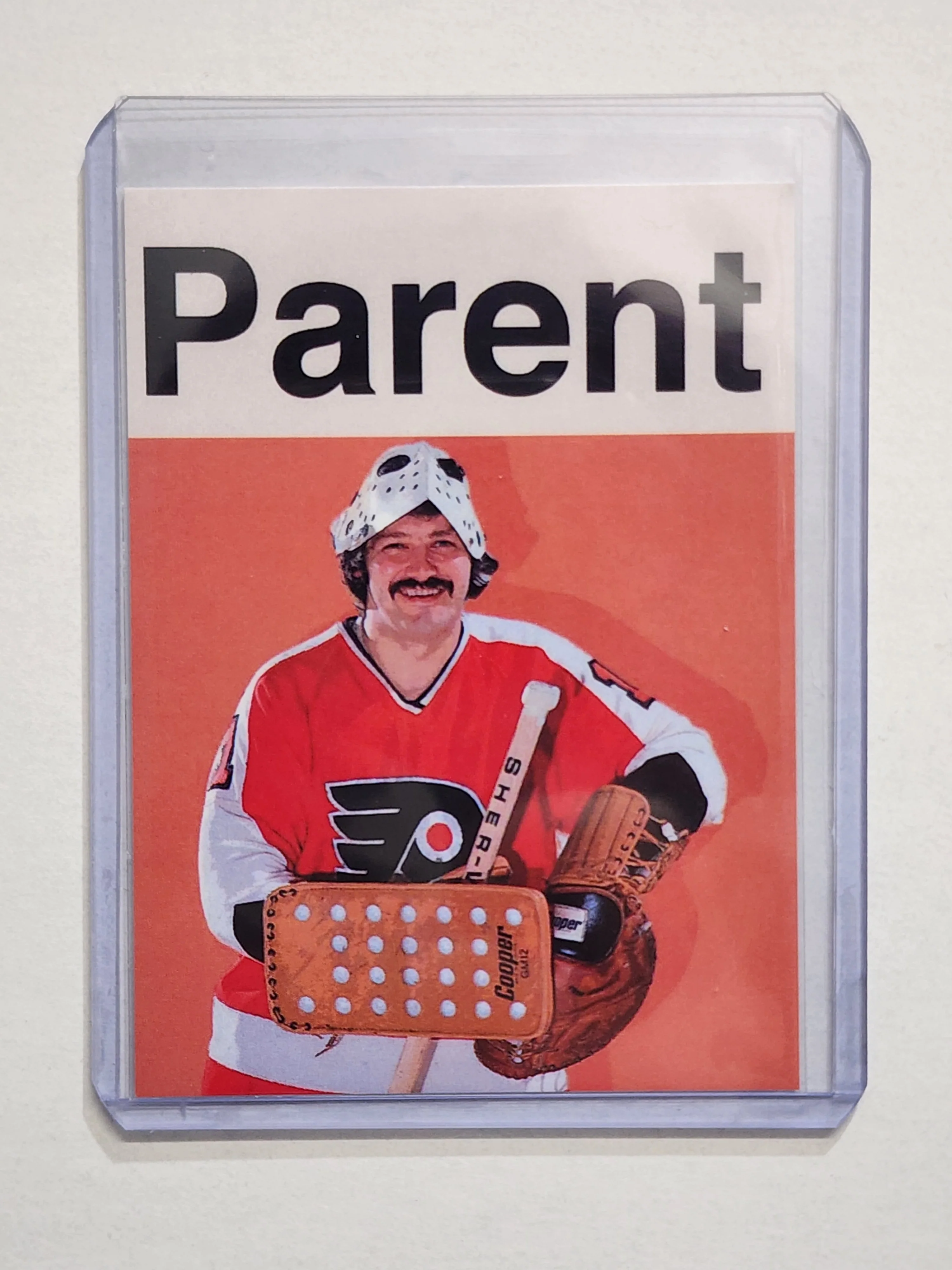 Bernie Parent Artist Signed Hockey Art Card 1/10