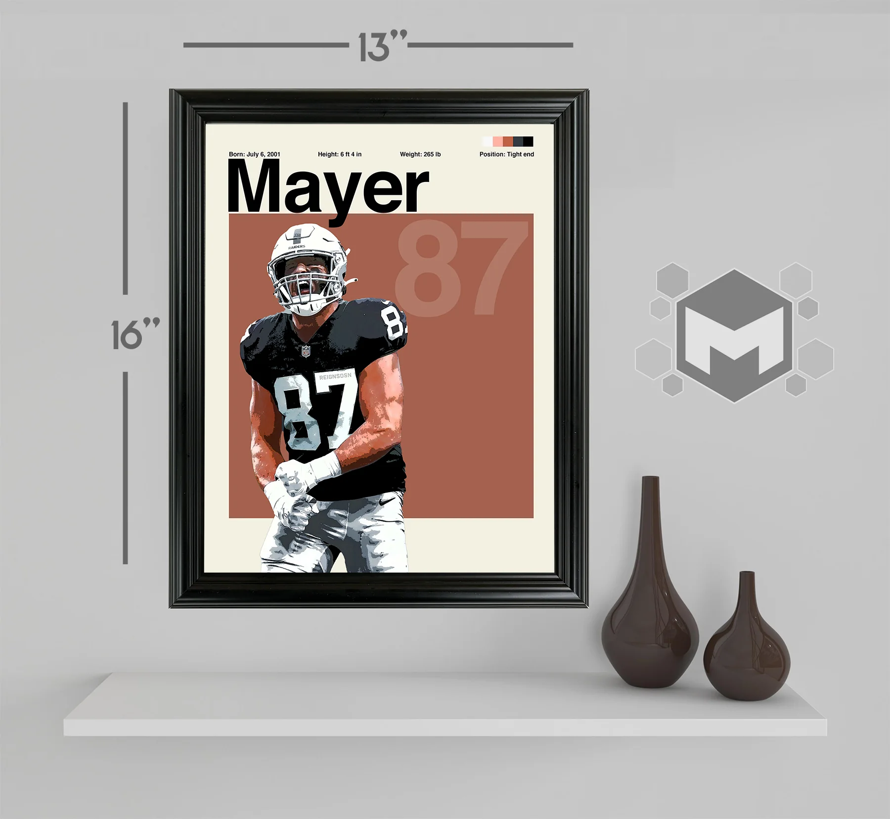 Michael Mayer Framed Sports Art Photo by Thomas Maxwell