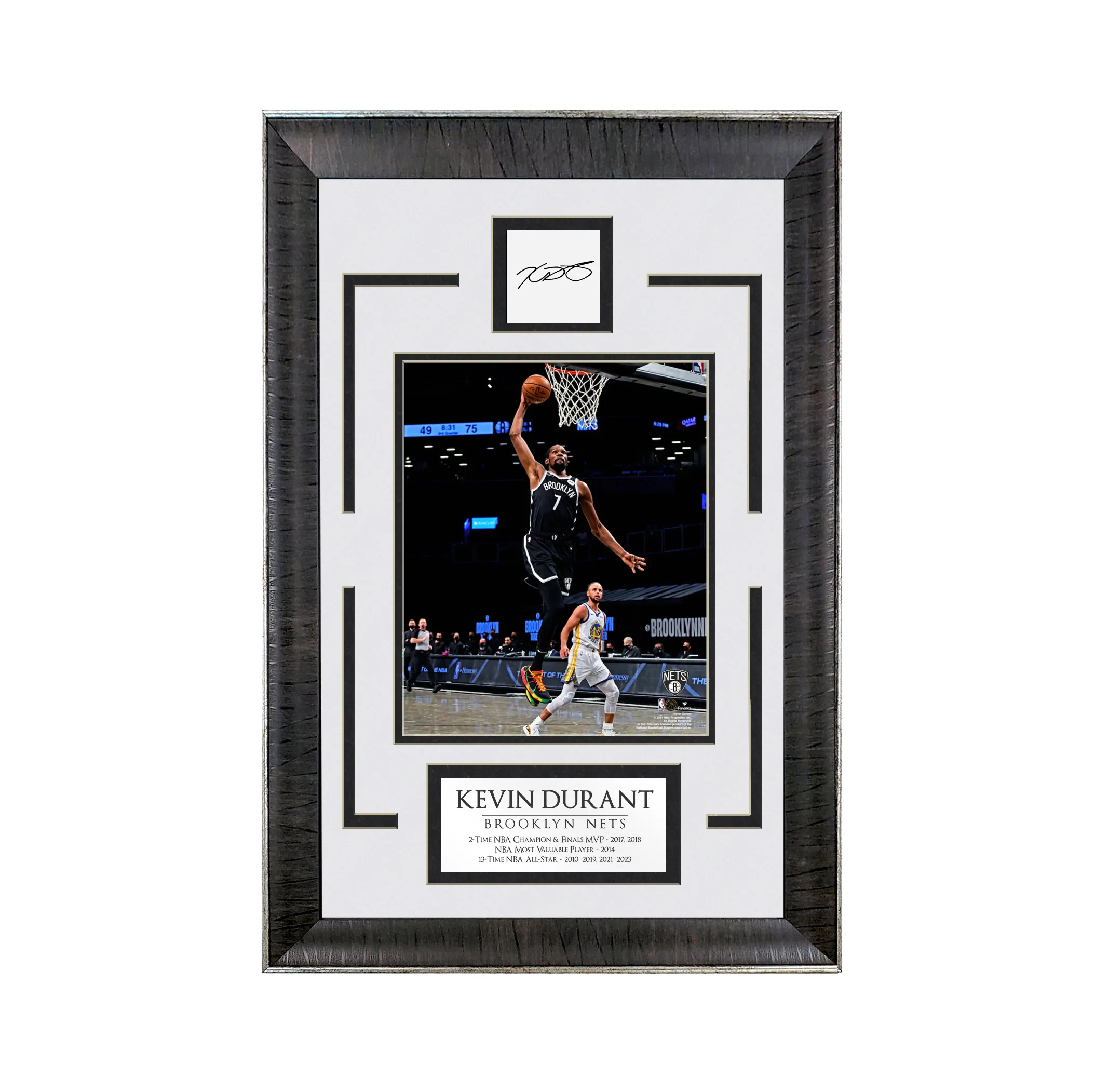 Kevin Durant - Brooklyn Icon - Spotlight Collection | 16 x 23 - Framed Basketball Photo