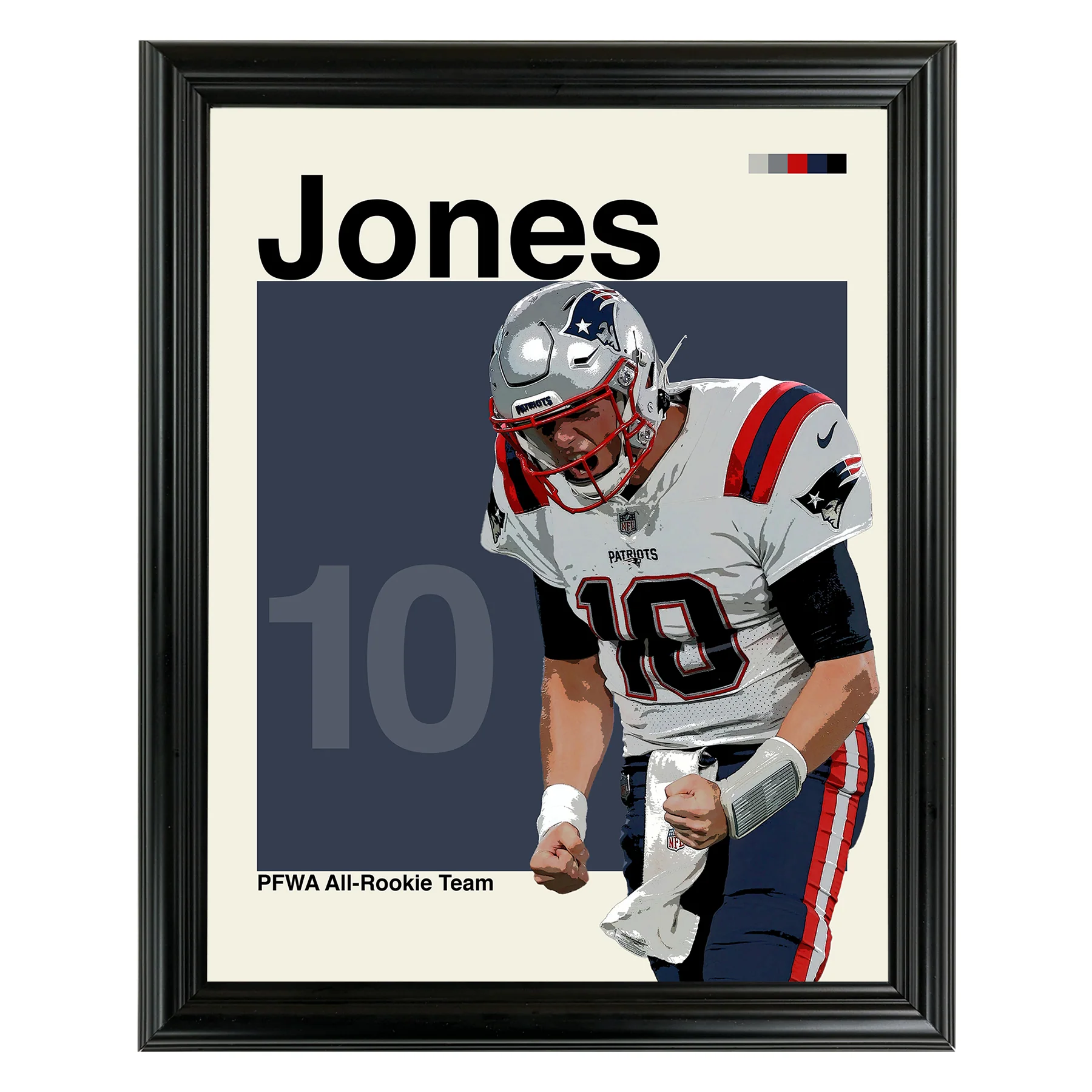 Mac Jones Framed Sports Art Photo by Thomas Maxwell